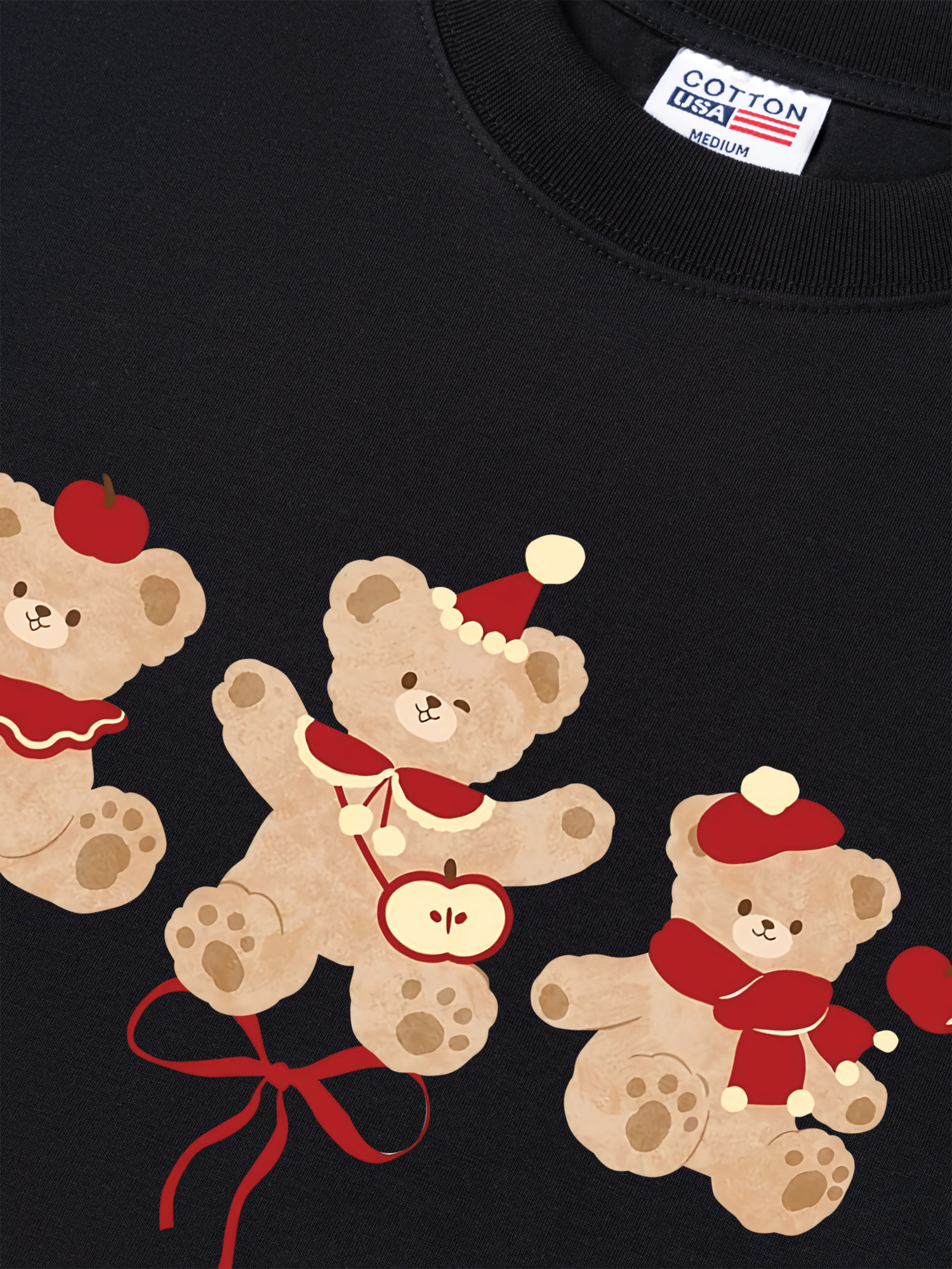 Áo Thun Relaxed Fit Cute Bear