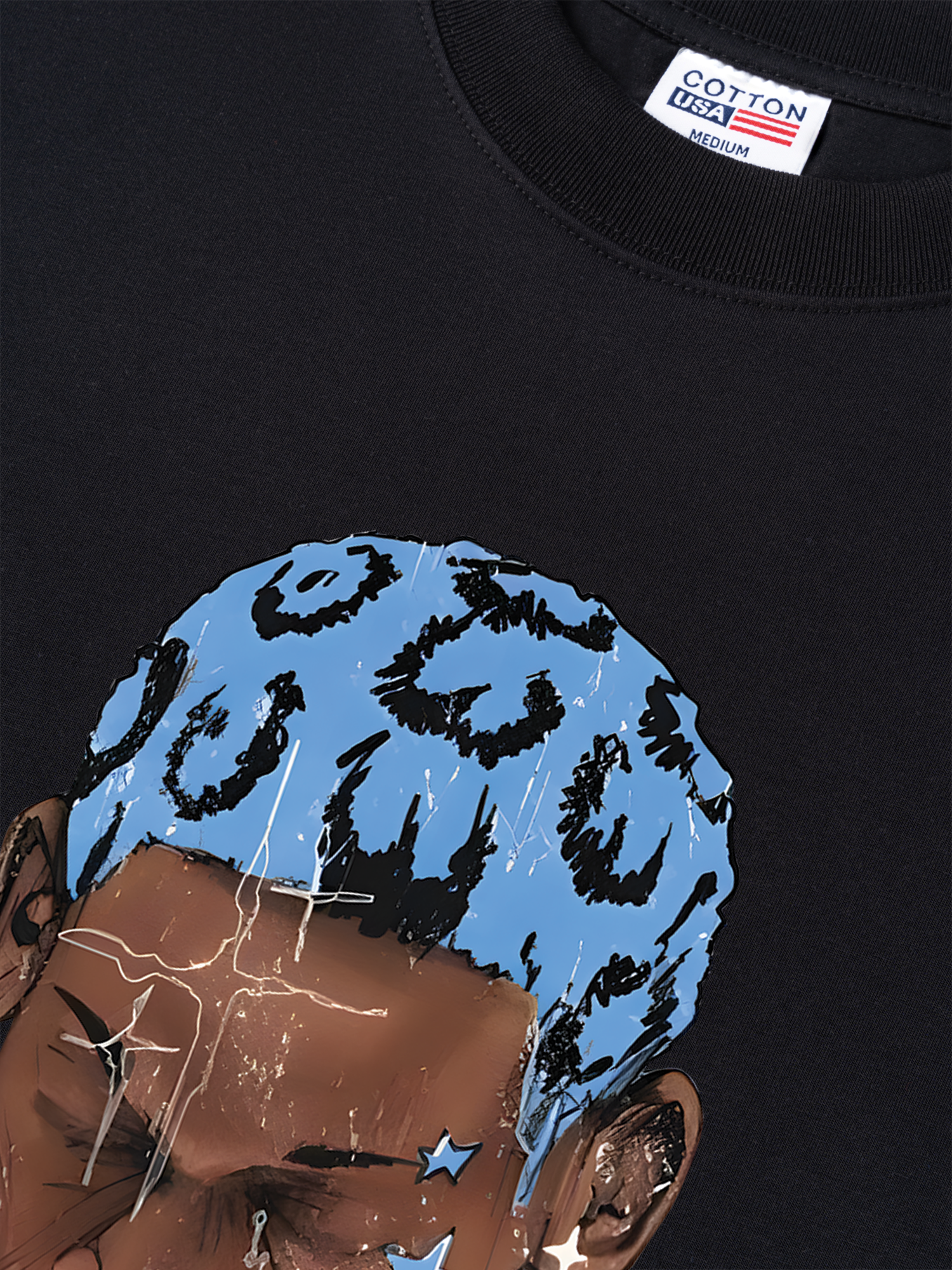 Áo Thun Relaxed Fit Rapper  Rodman Bad As I Wanna Be