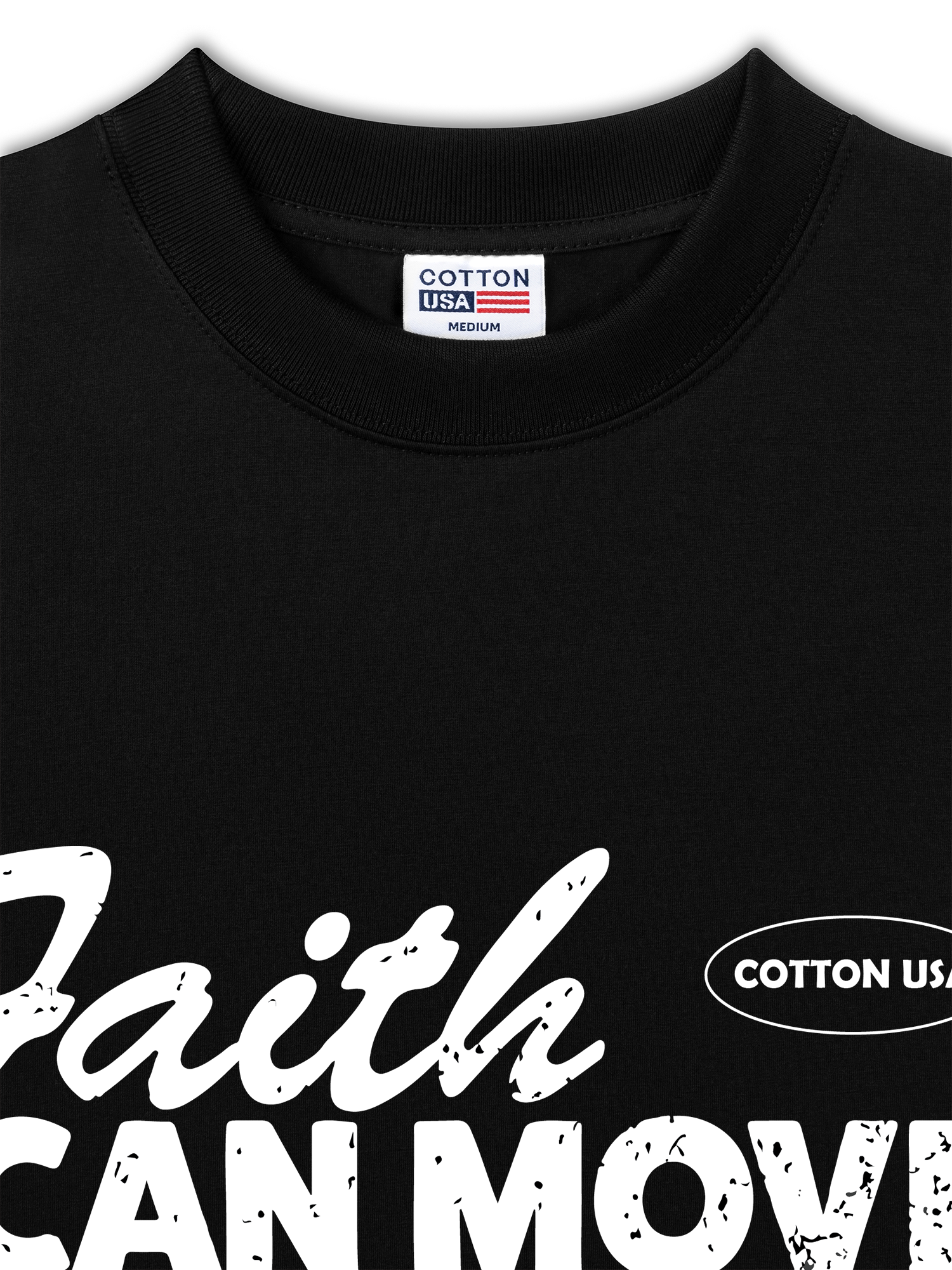 Áo Thun Relaxed Fit Adventure Faith Can Move Mountains