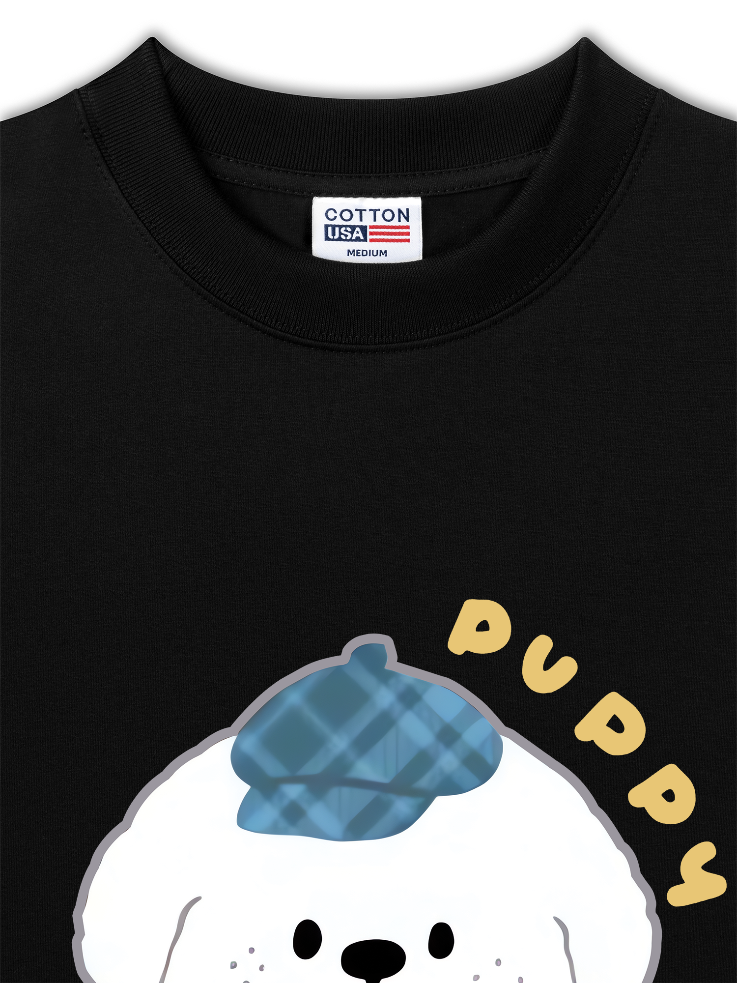 Áo Thun Relaxed Fit Soft Paw Blue Puppy