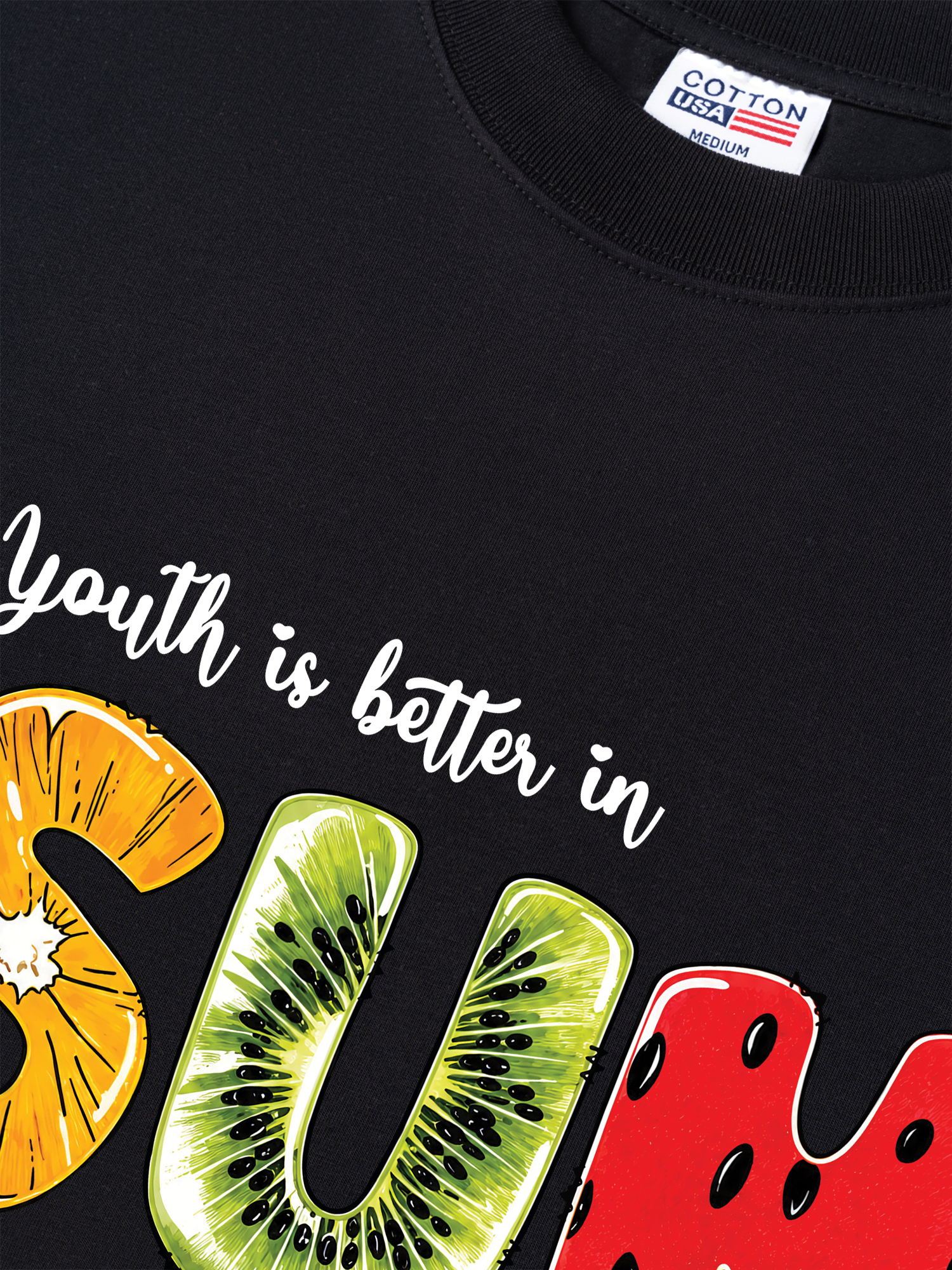 Áo Thun Relaxed Fit Tropical  Youth Is Beter In Summer