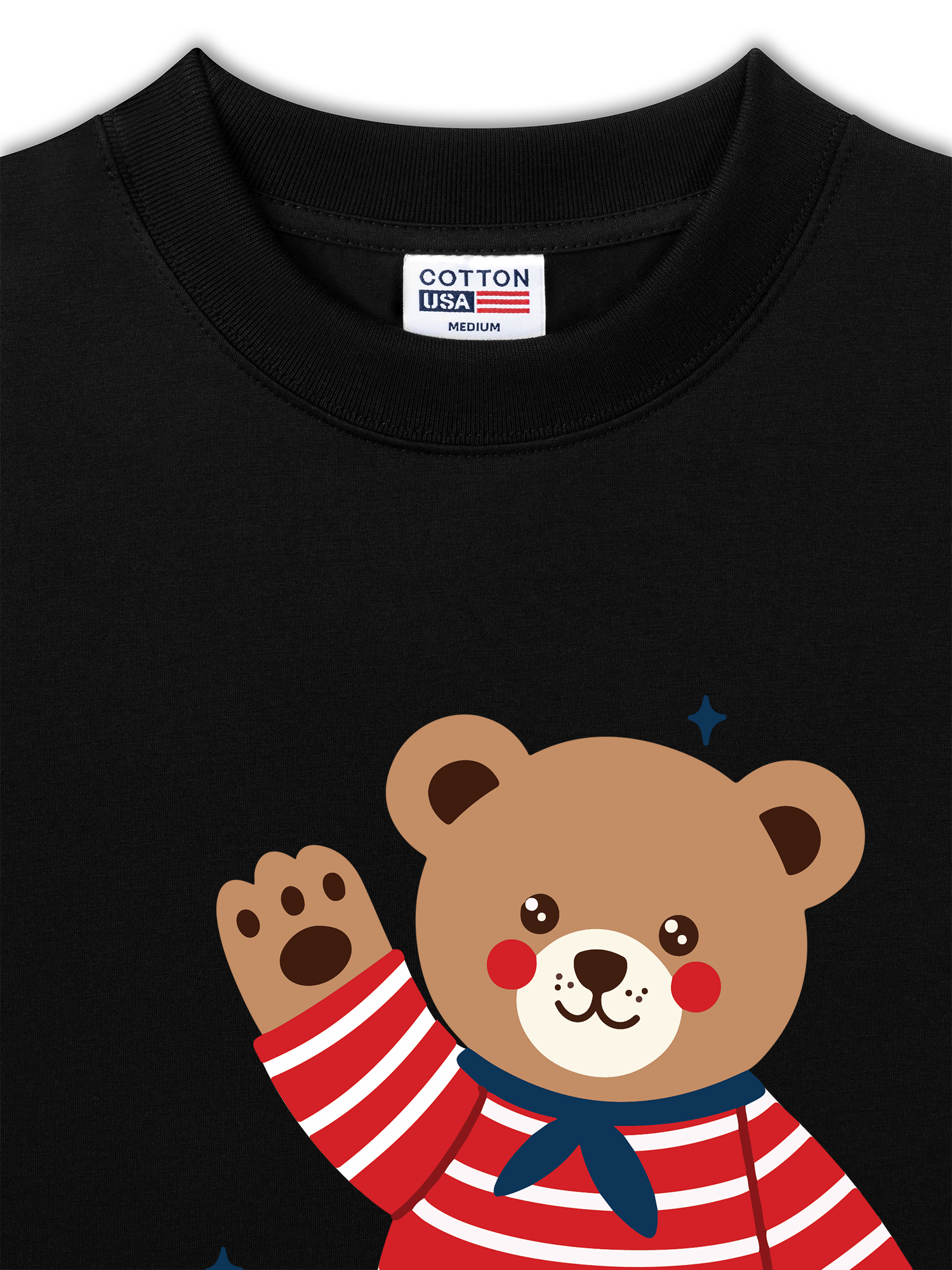 Áo Thun Relaxed Fit Bear Town Bear With Books