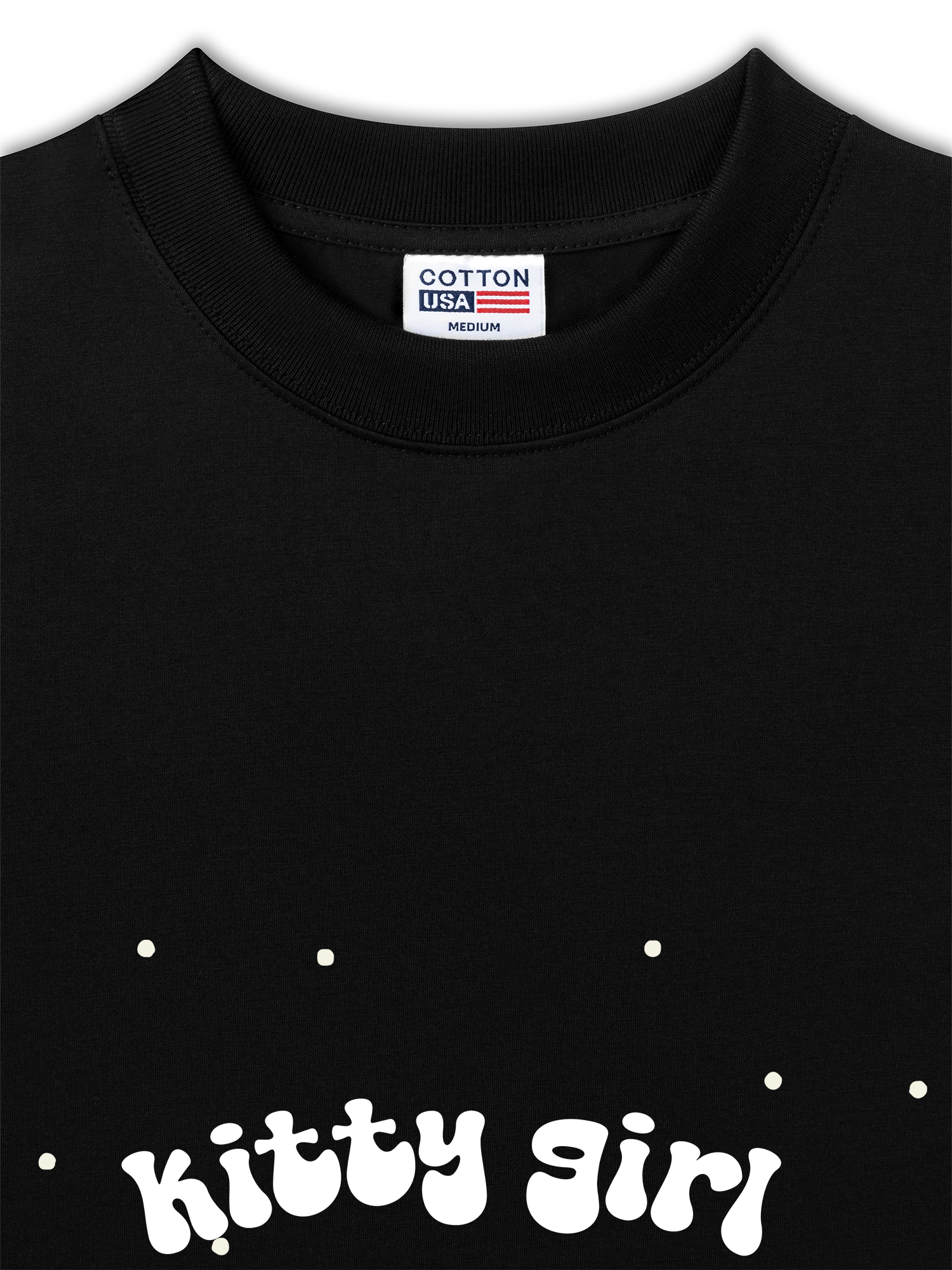 Áo Thun Relaxed Fit Soft Paw Kitty Girl