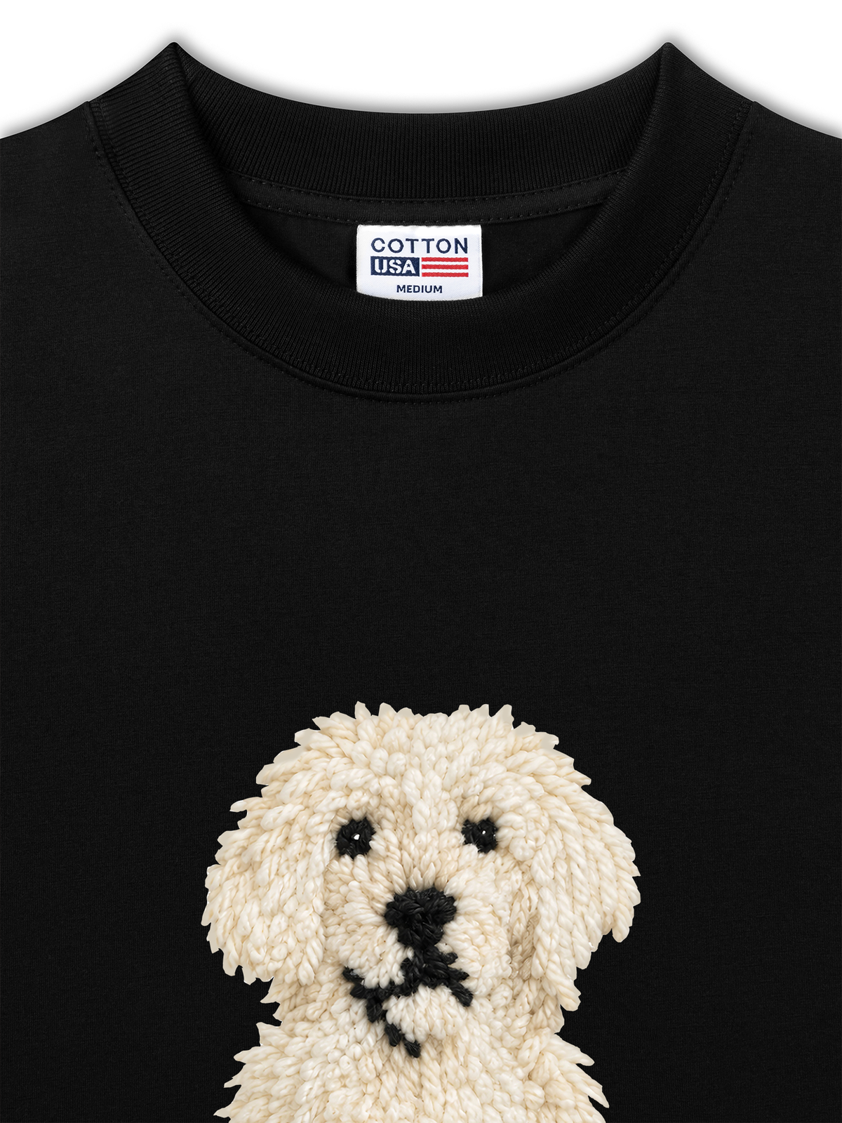 Áo Thun Relaxed Fit White Puppy