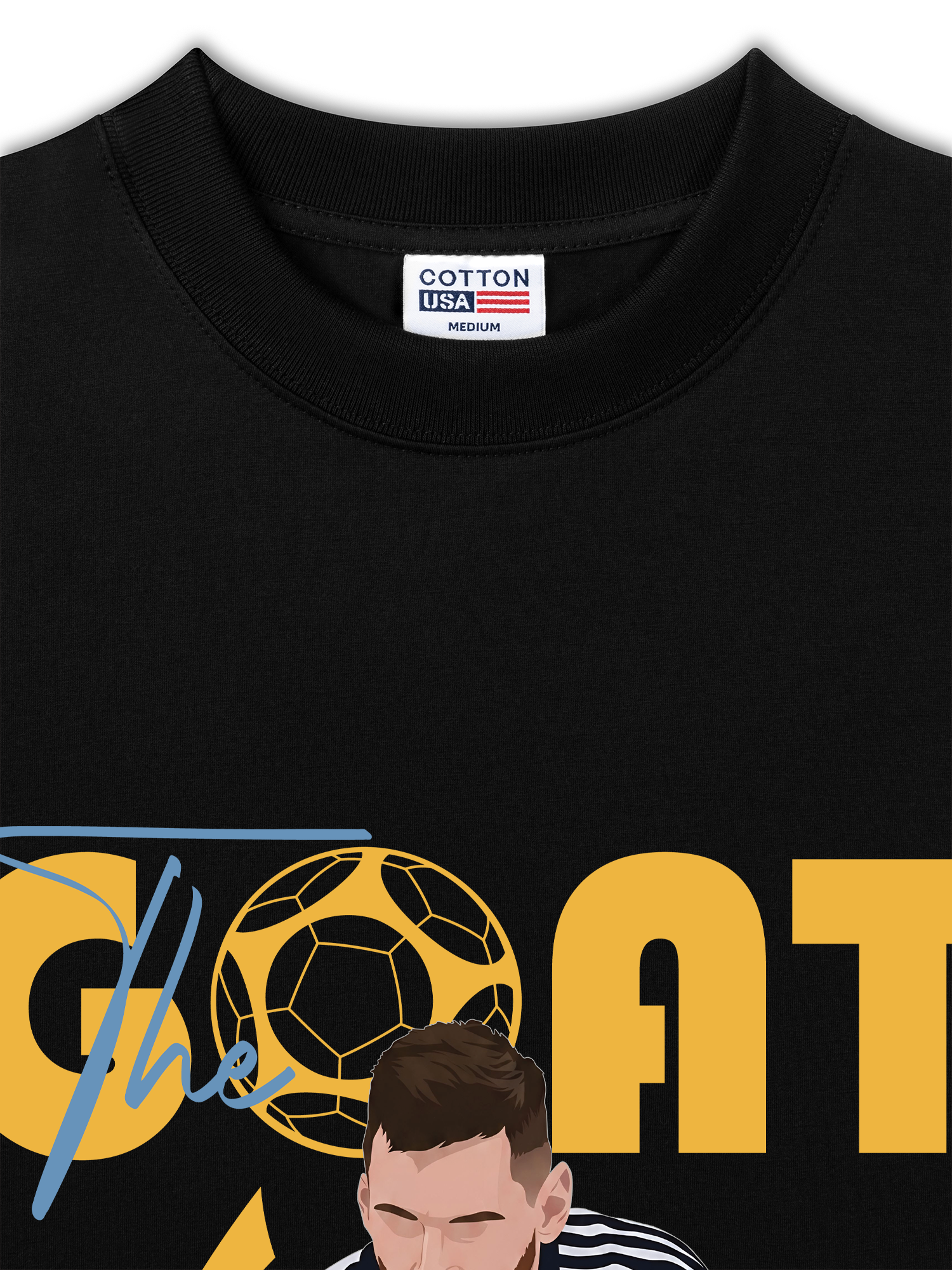 Áo Thun Relaxed Fit Soccer The Goat No 1