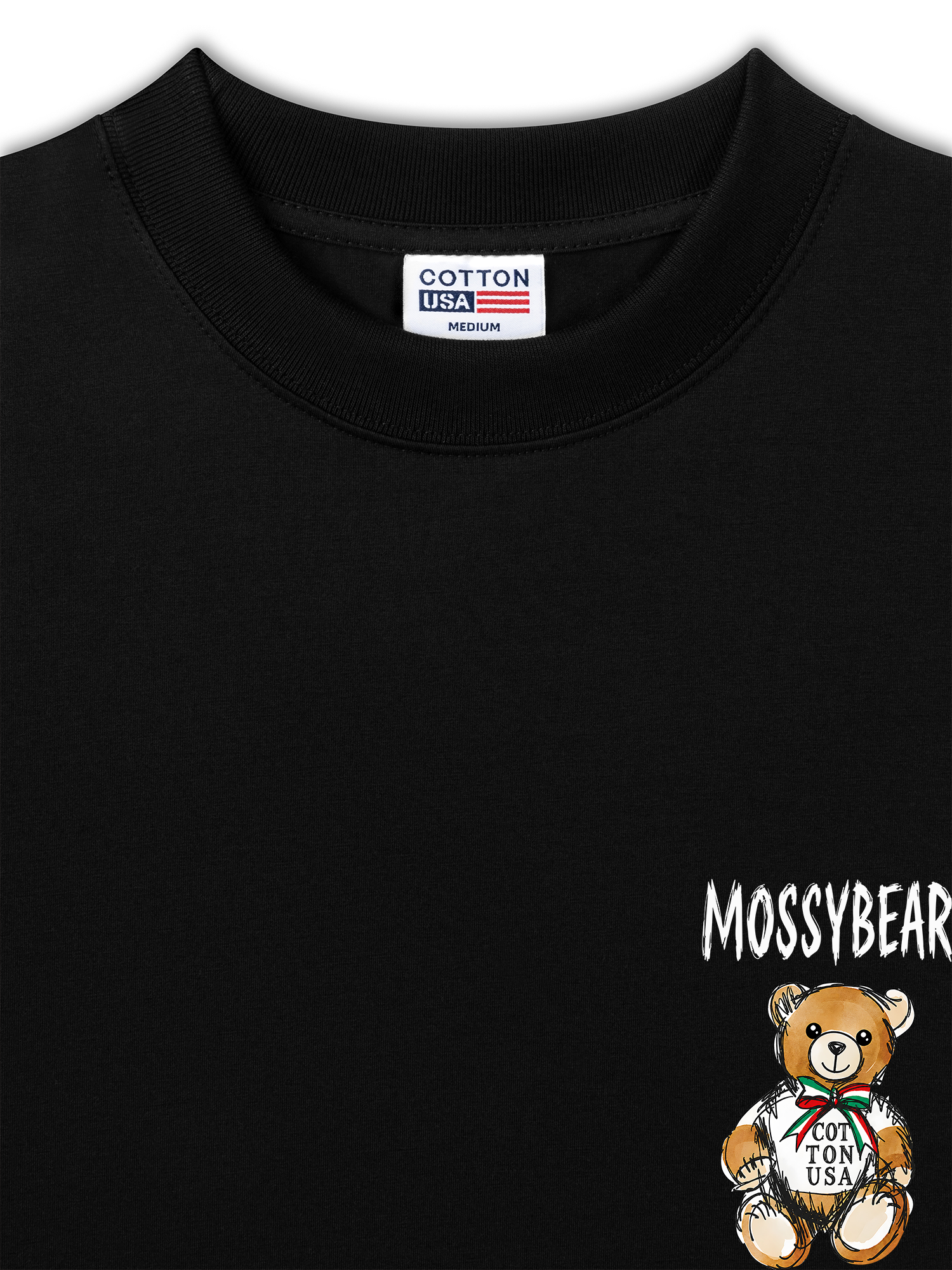 Áo Thun Relaxed Fit Mossy Bear Classic Bear