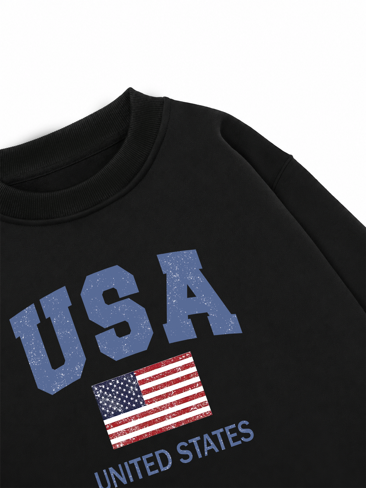 Áo Sweater Nỉ Hai Da  USA Vintage United State