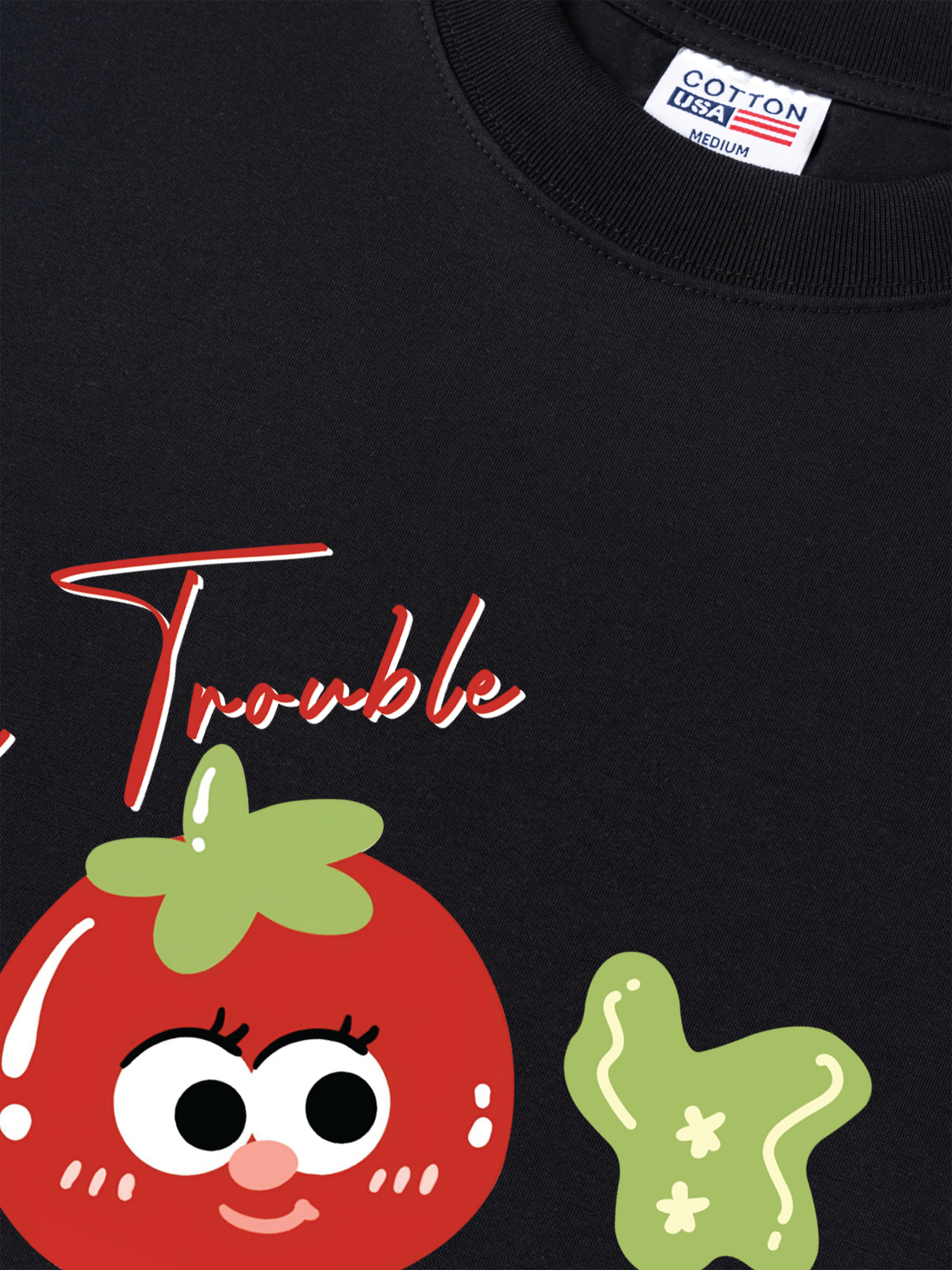 Áo Thun Relaxed Fit Yummy Mood Triple Trouble