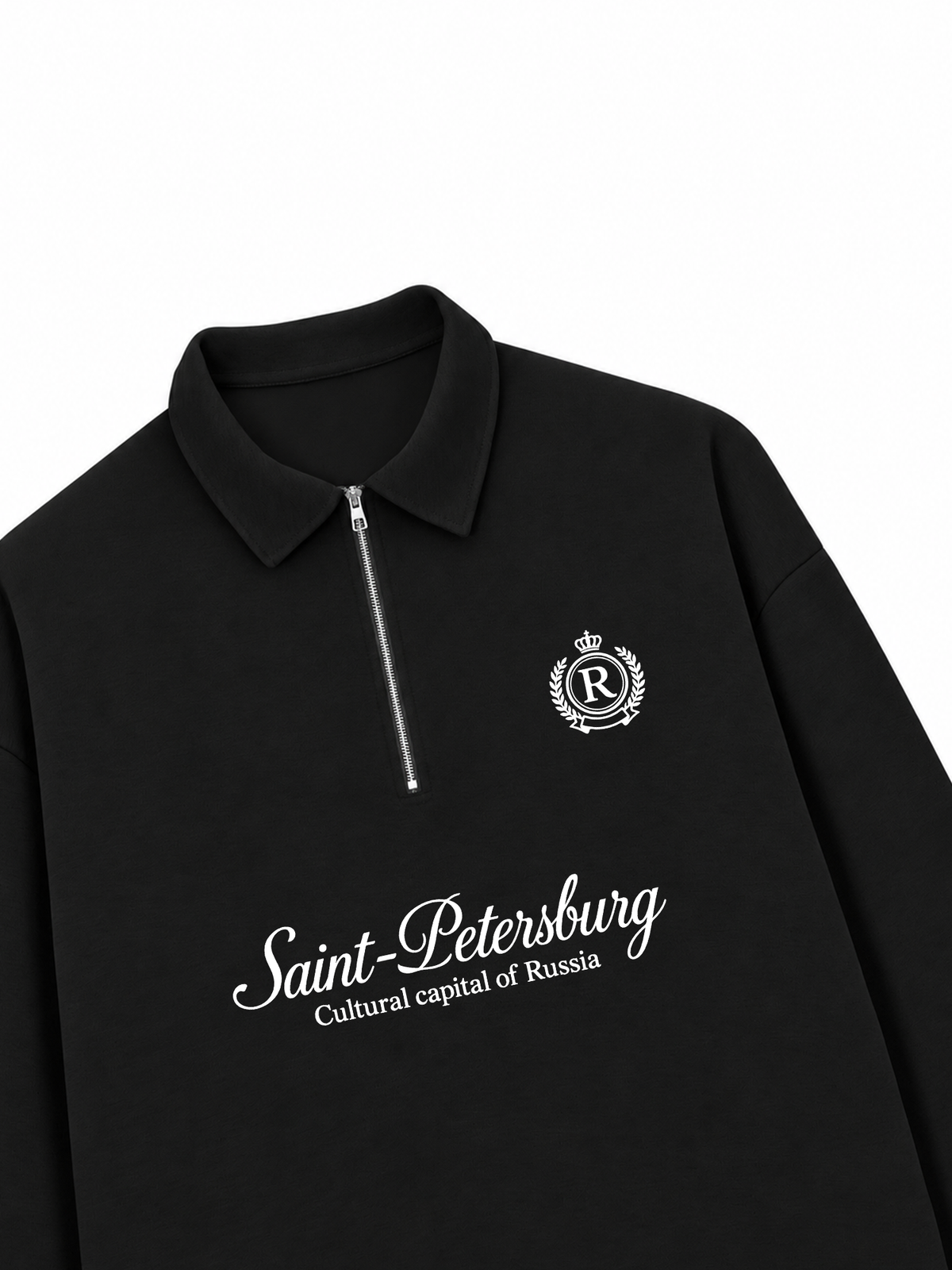 Áo Sweater Polo Nỉ Hai Da  Saint Petersburg