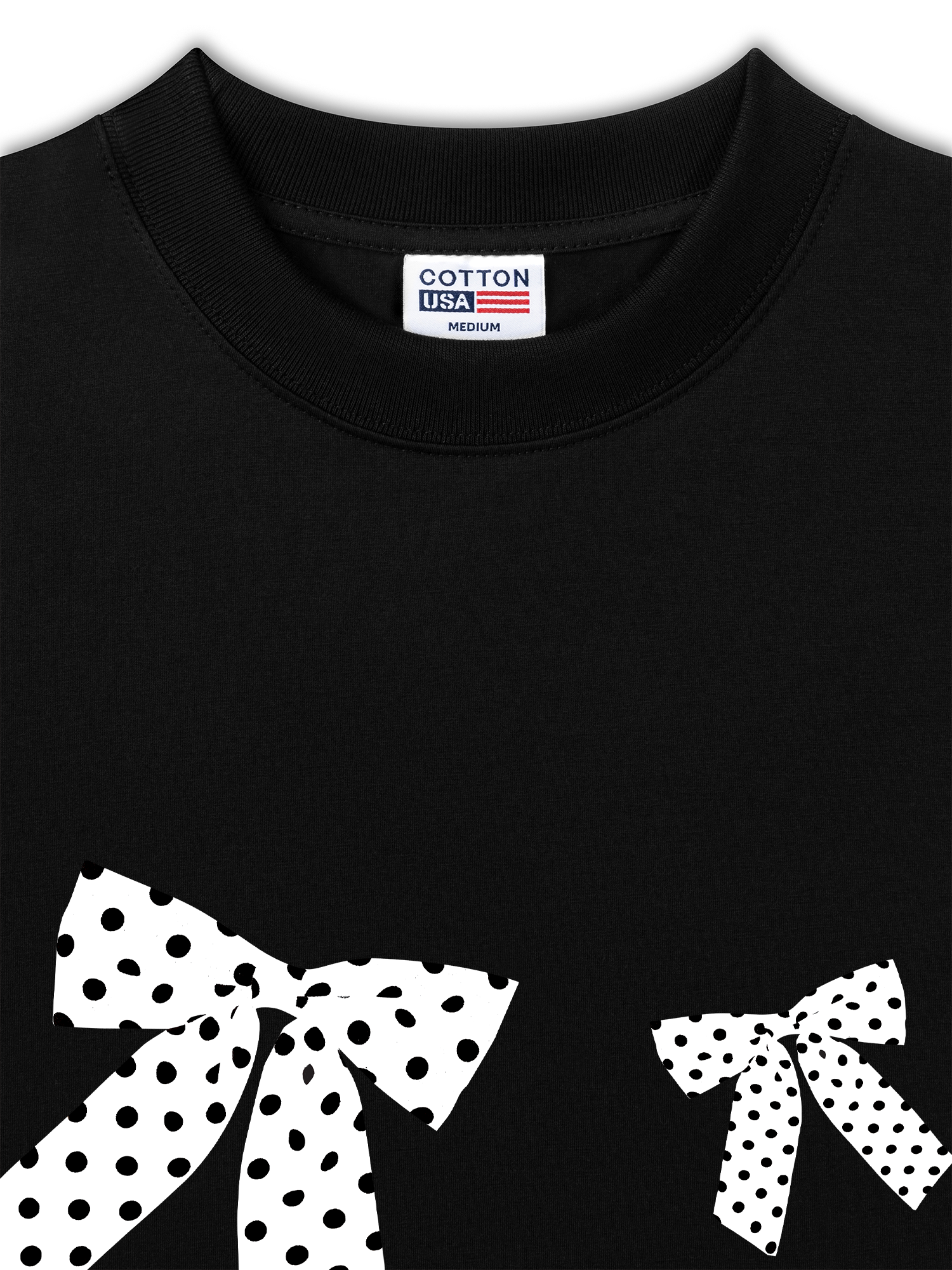 Áo Thun Relaxed Fit Dotty Mood Lovely Bloom Ribbon