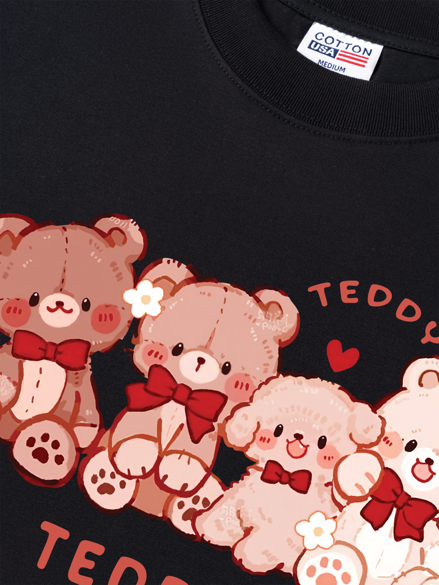 Áo Thun Relaxed Fit Sweet Teddy