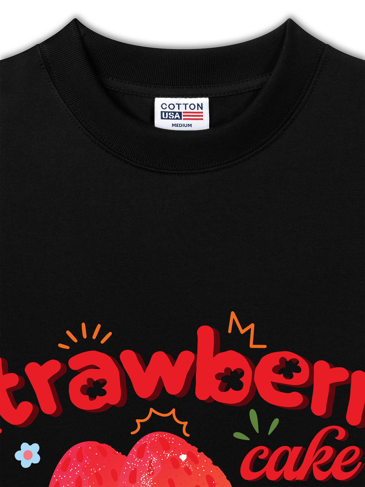 Áo Thun Relaxed Fit Strawberry Cake