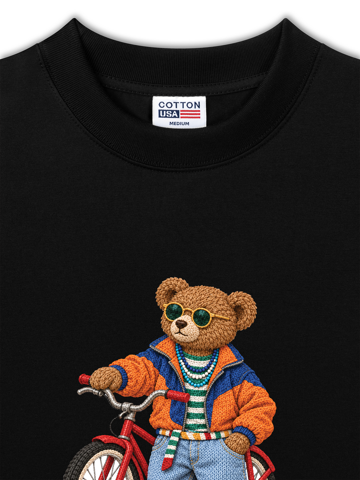 Áo Thun Relaxed Fit Bear Cycling