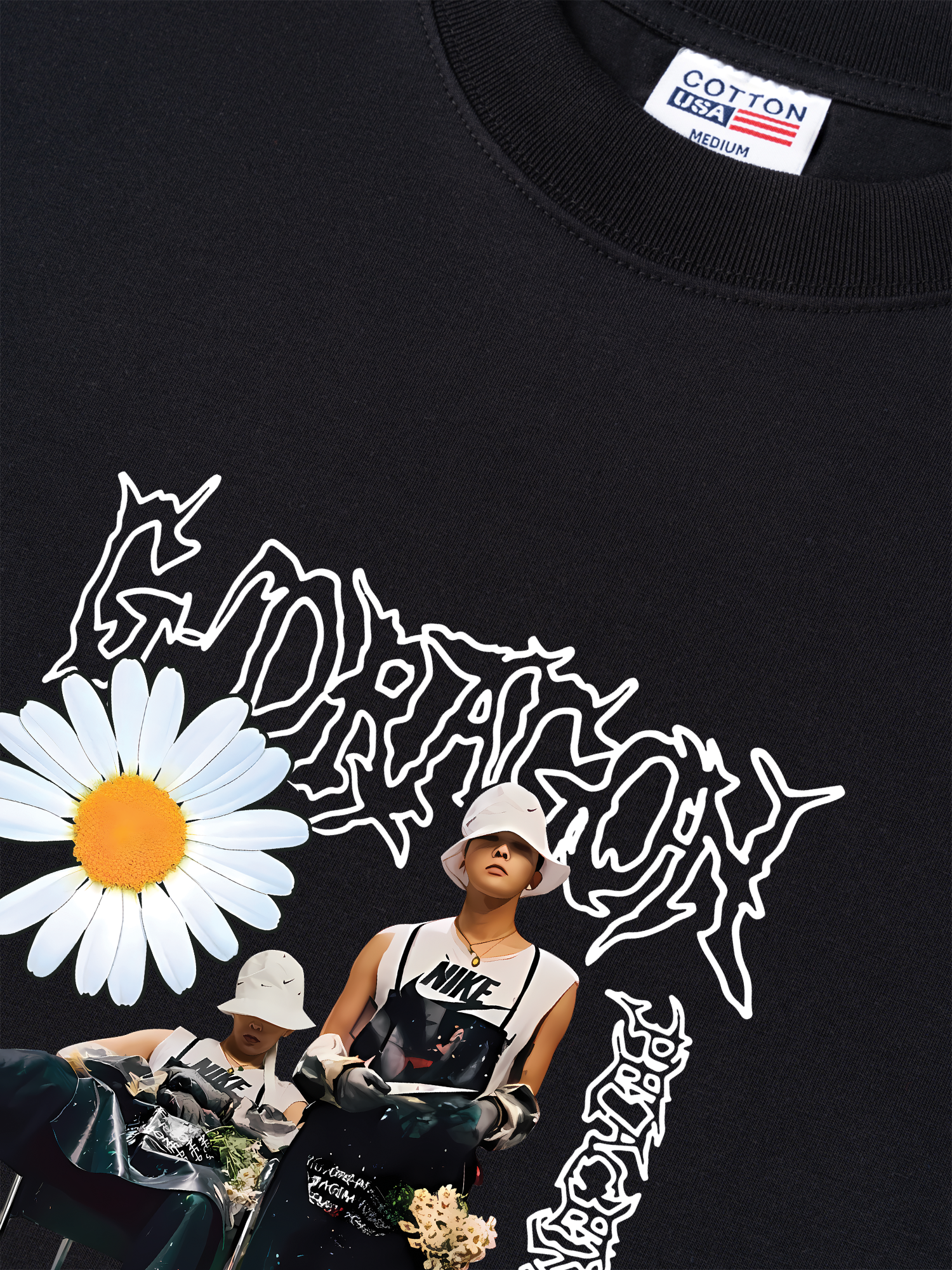 Áo Thun Relaxed Fit Idol GDragon Art