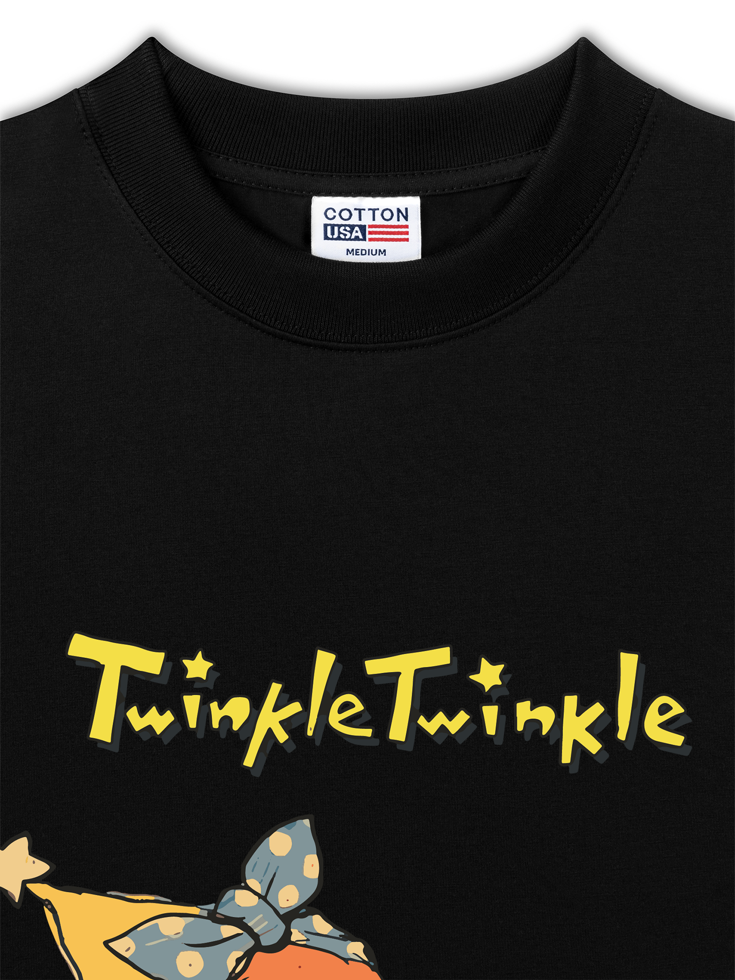 Áo Thun Relaxed Fit Soft Paw Twinkle Twinkle