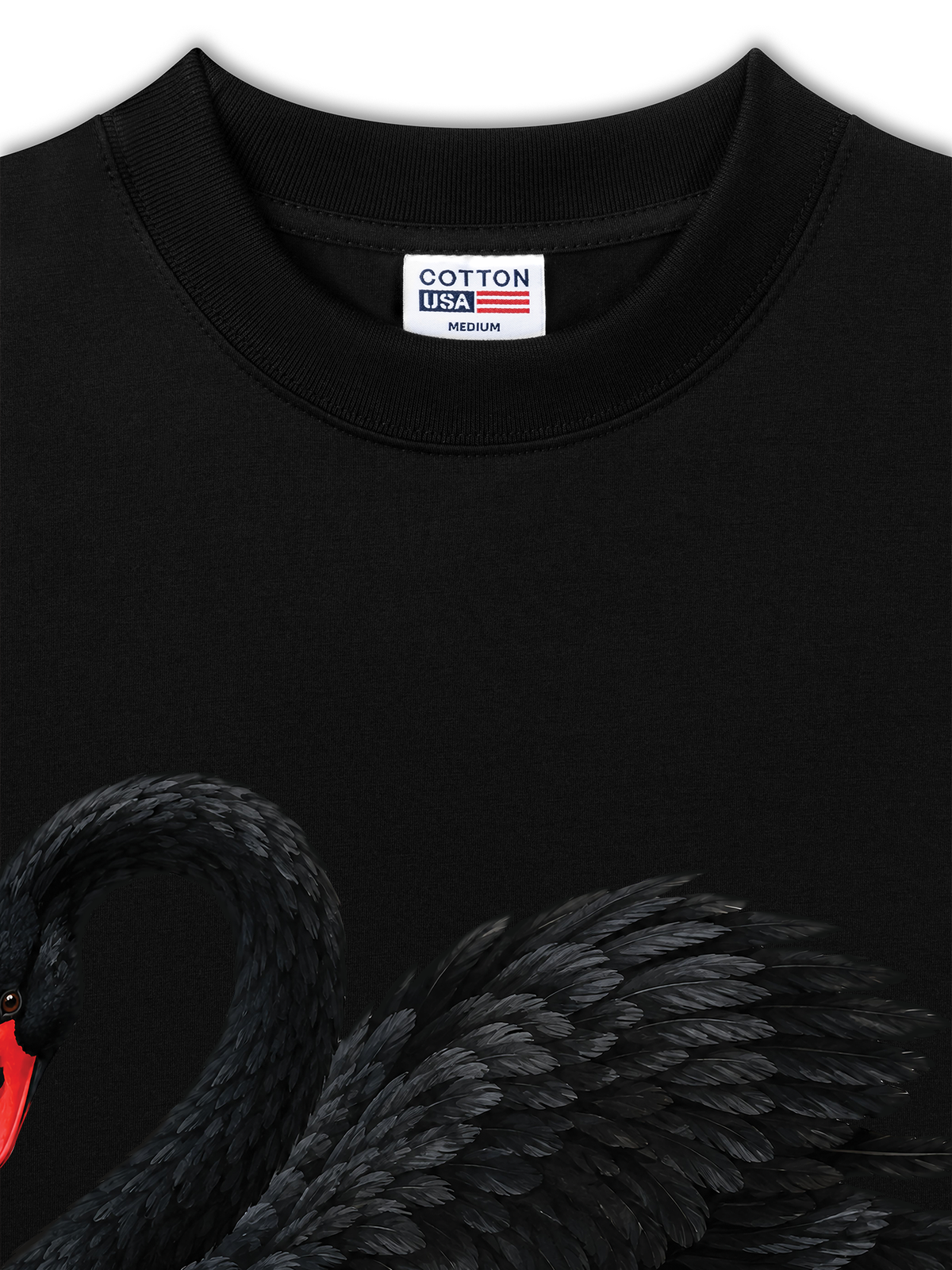Áo Thun Relaxed Fit Black Swan