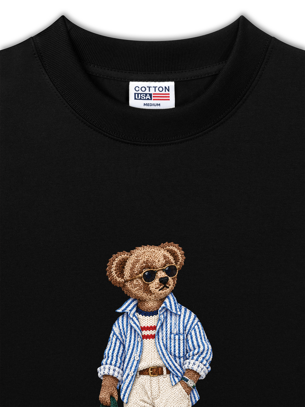 Áo Thun Relaxed Fit Bear Quiet Luxury