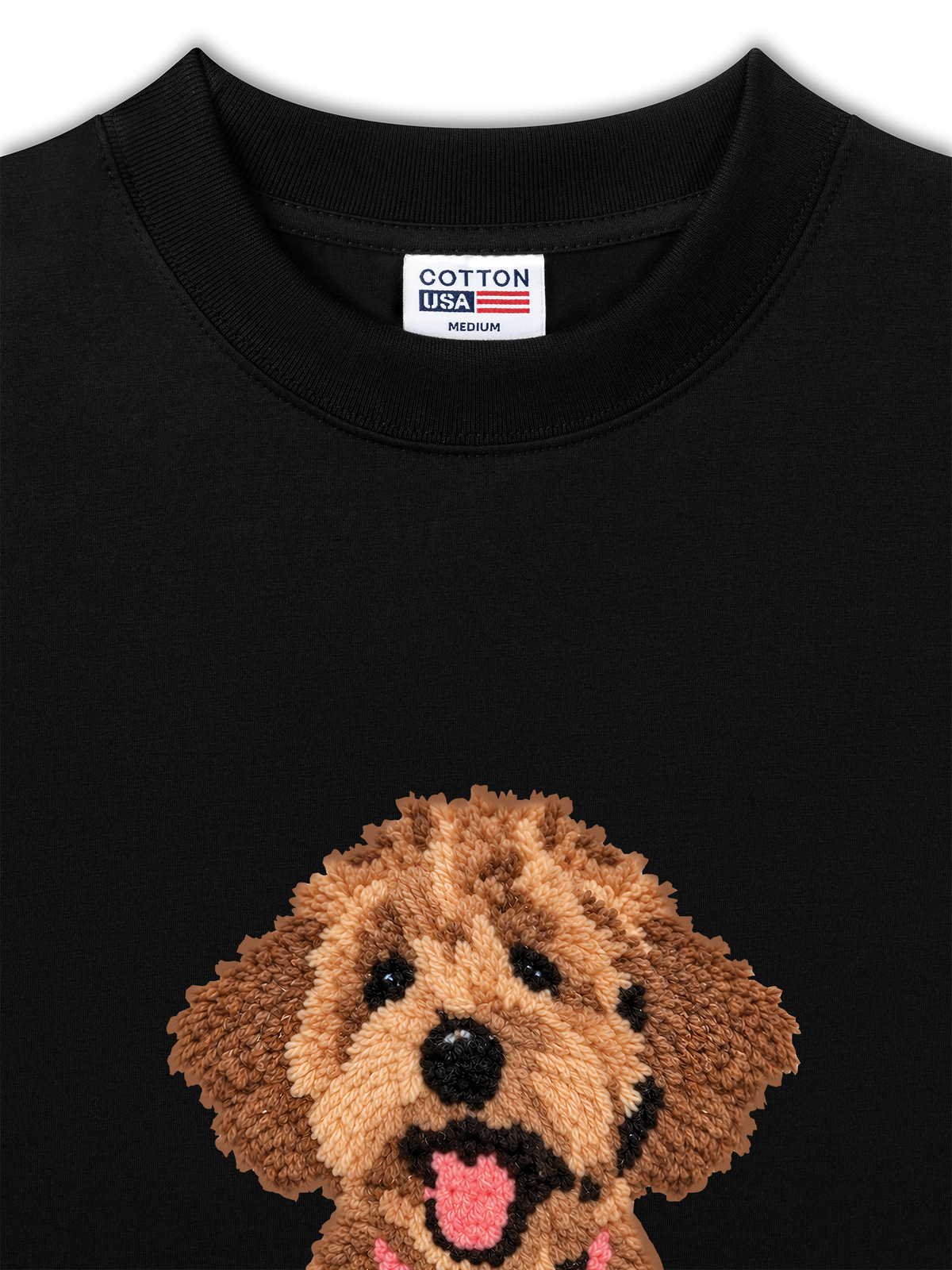 Áo Thun Relaxed Fit Cute Brown Puppy