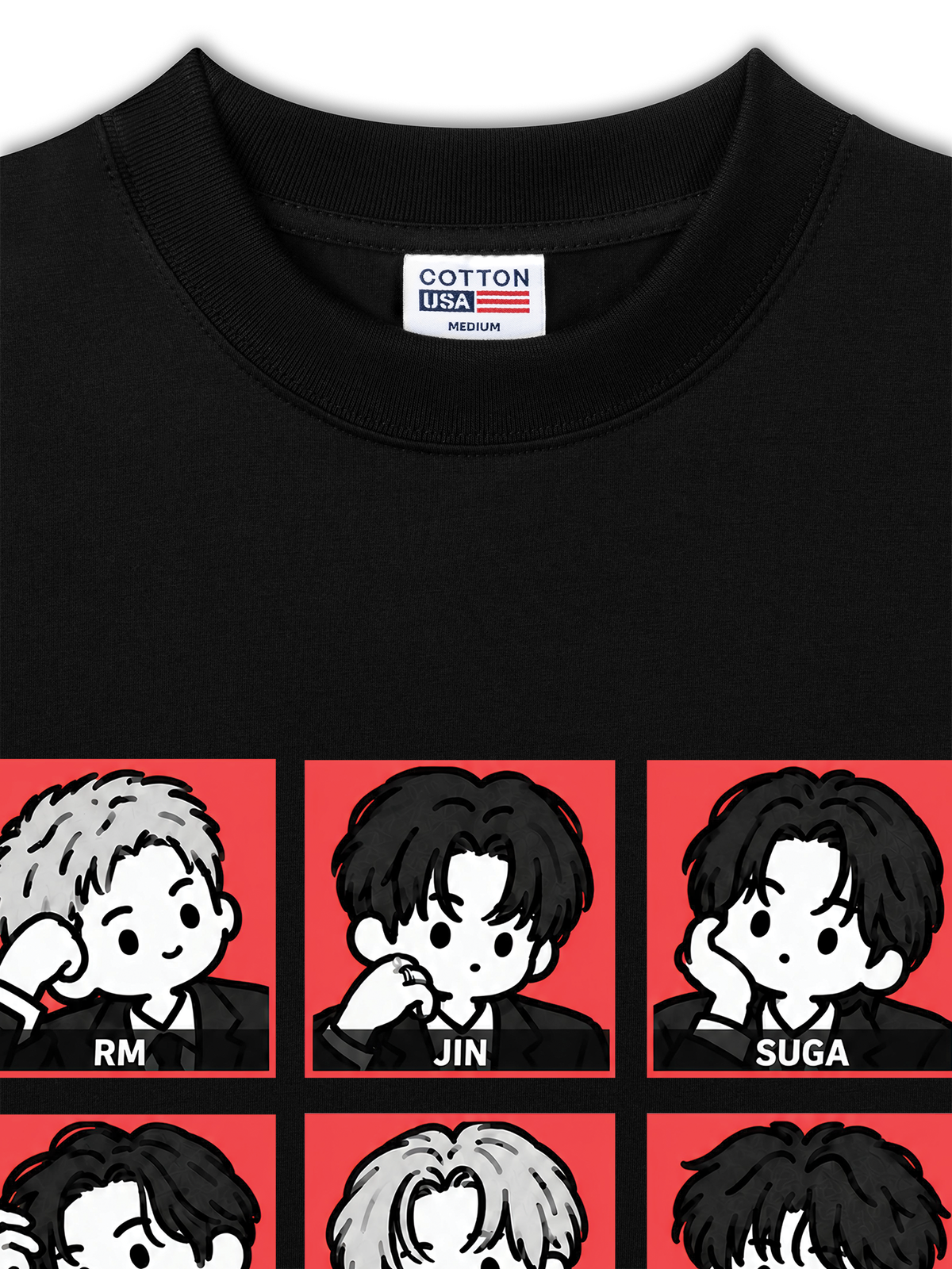 Áo Thun Relaxed Fit Bangtan Boys