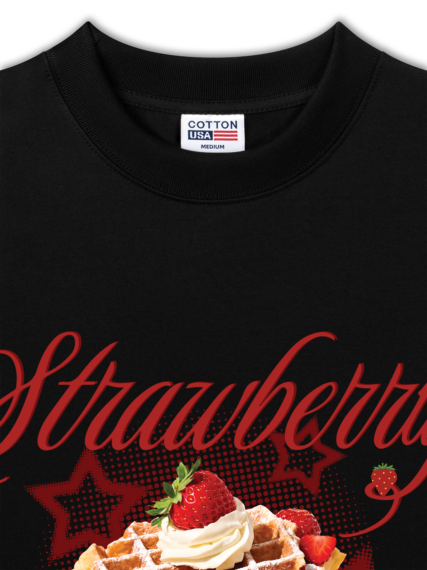 Áo Thun Relaxed Fit Strawberry With Star