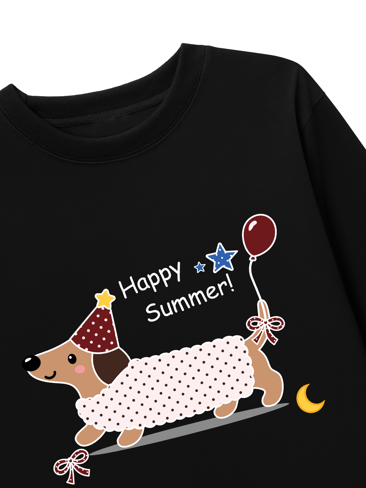 Áo Thun Dài Tay Dotty Mood Happy Summer Dog