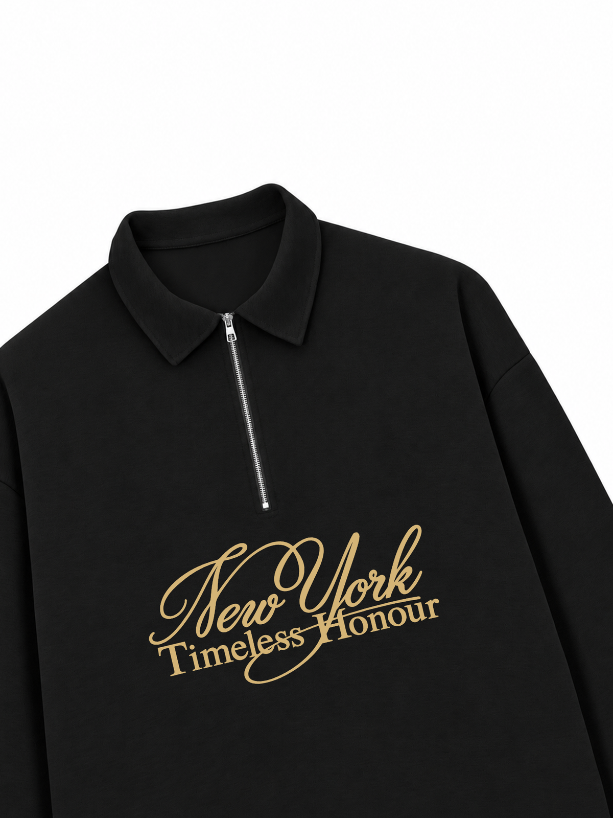 Áo Sweater Polo Nỉ Hai Da  New York Timeless Honour
