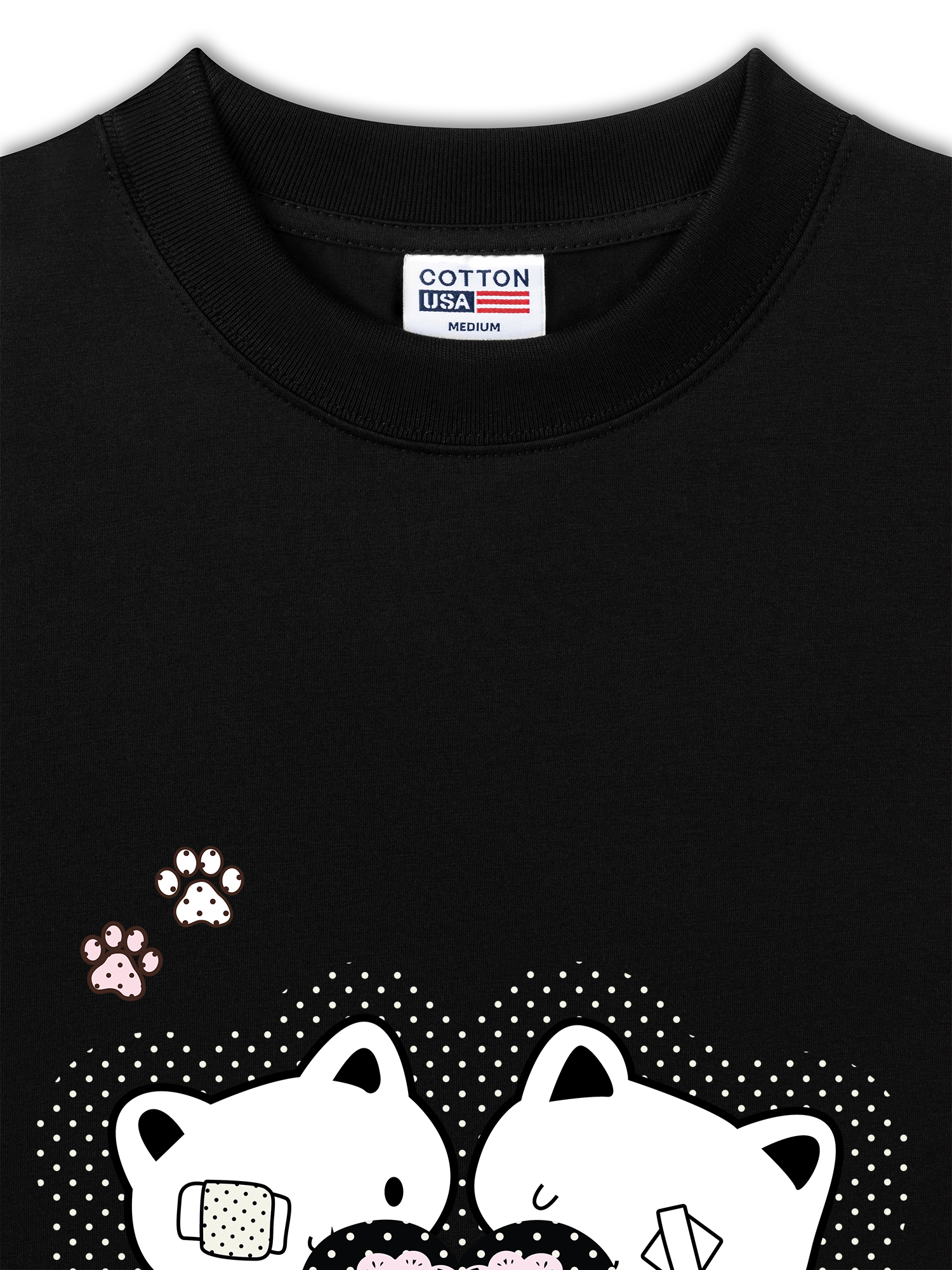 Áo Thun Relaxed Fit Dotty Mood Starlight Kitty Care PT0090PT
