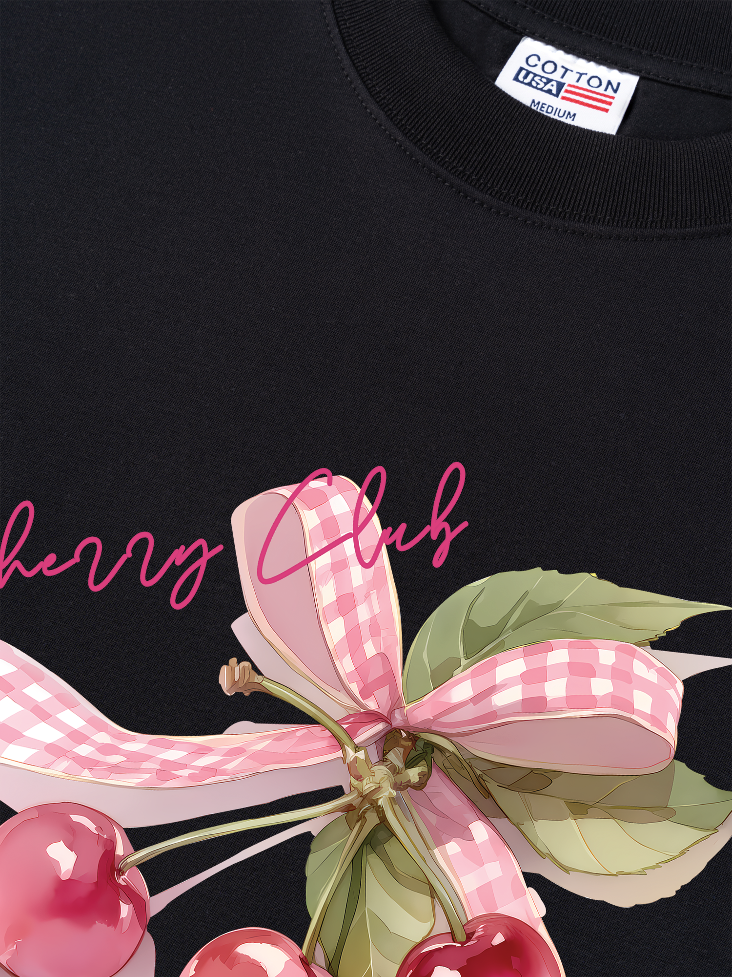 Áo Thun Relaxed Fit Cherru Club Pink Plaid