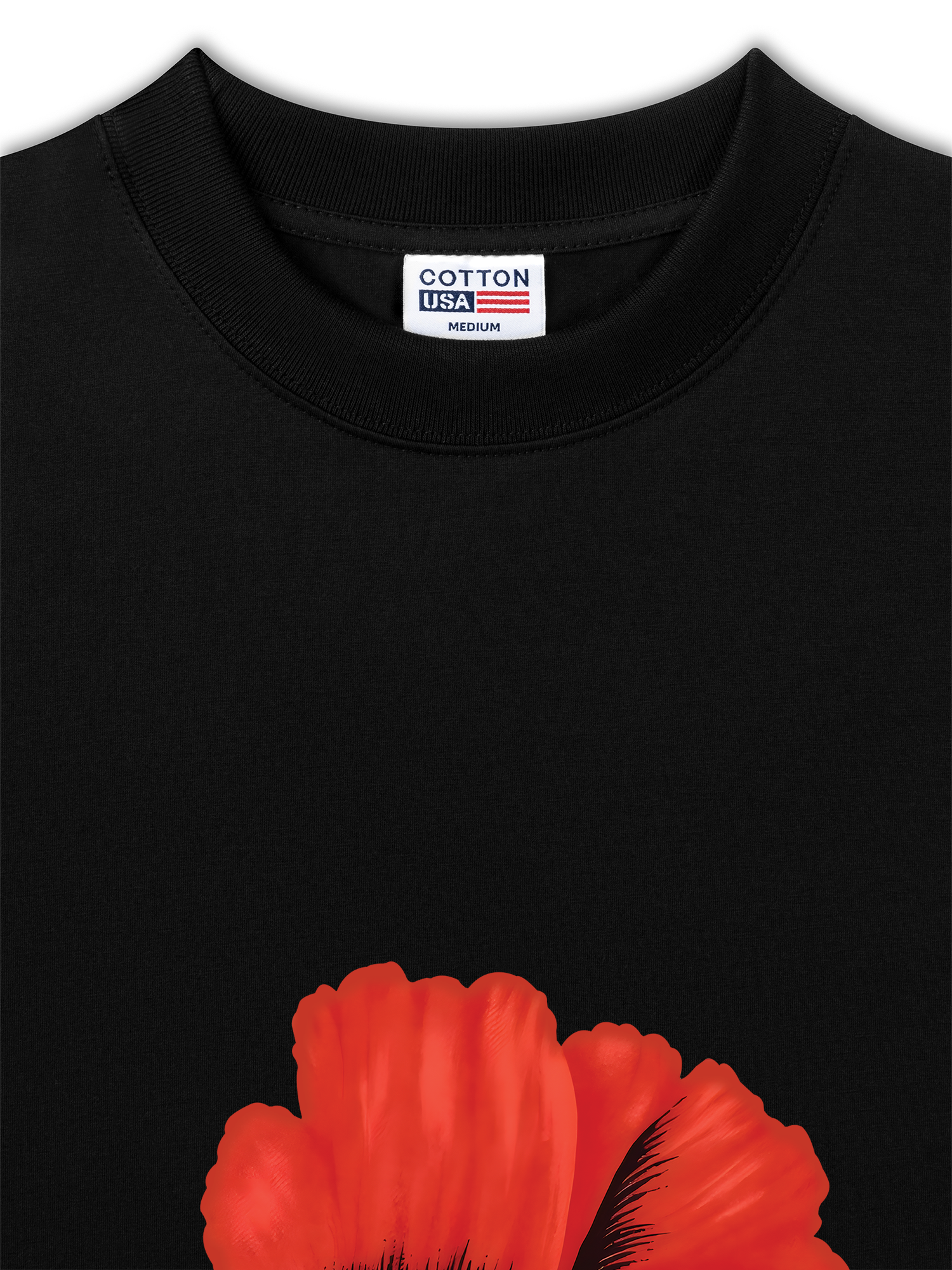 Áo Thun Relaxed Fit Floral Red