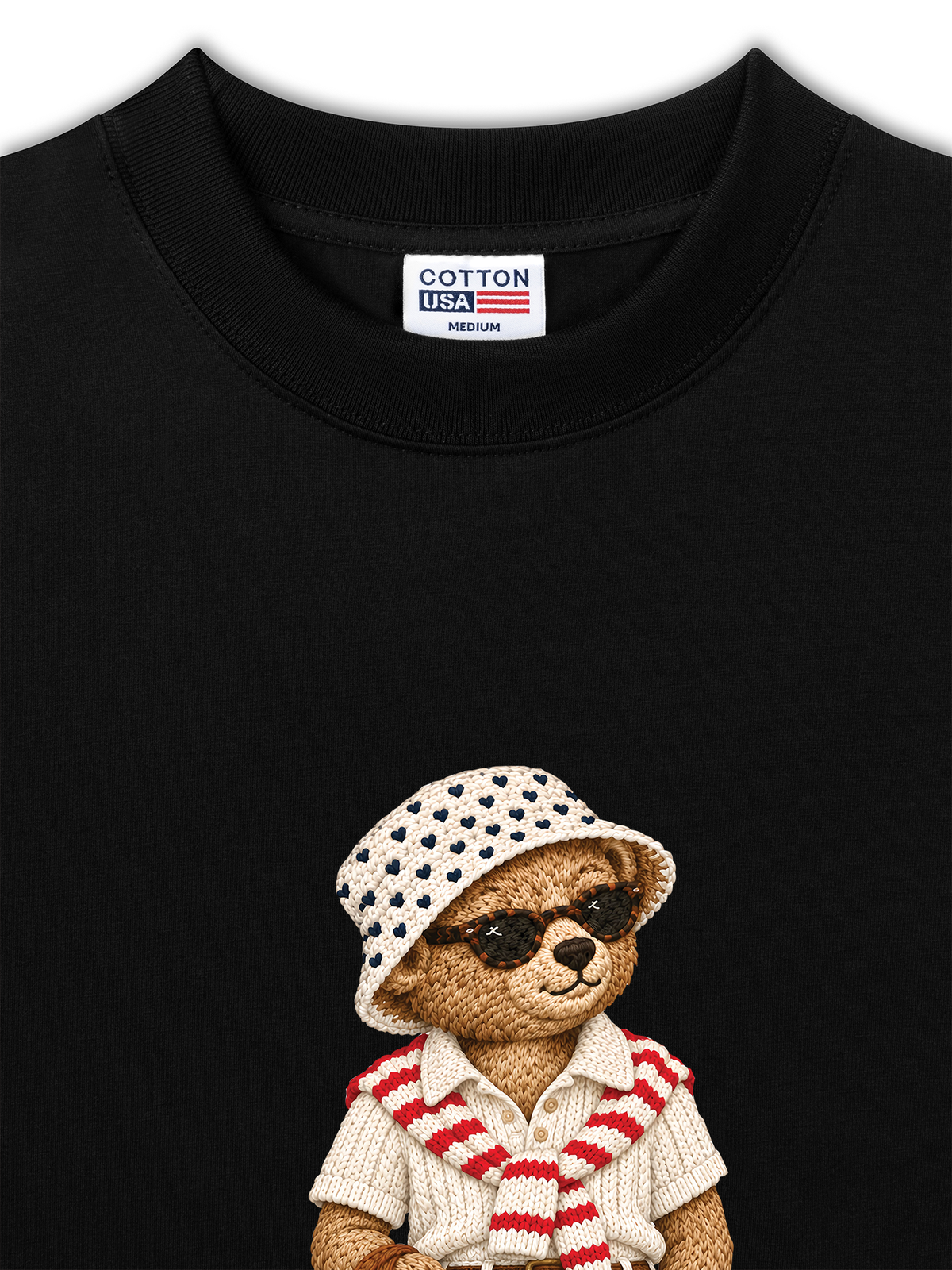 Áo Thun Relaxed Fit Bear Autumn Vibes
