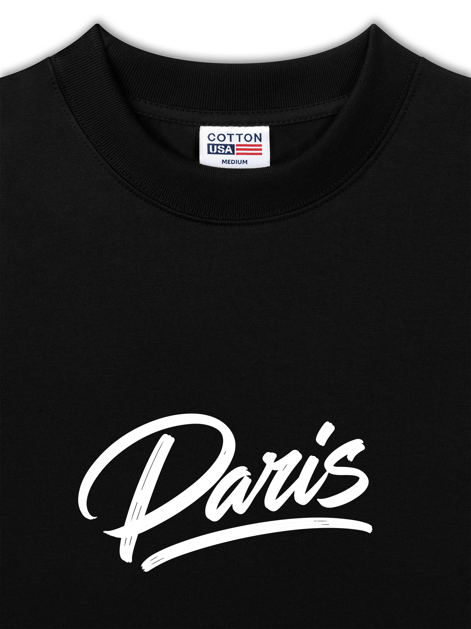 Áo Thun Relaxed Fit Paris Basic Logo
