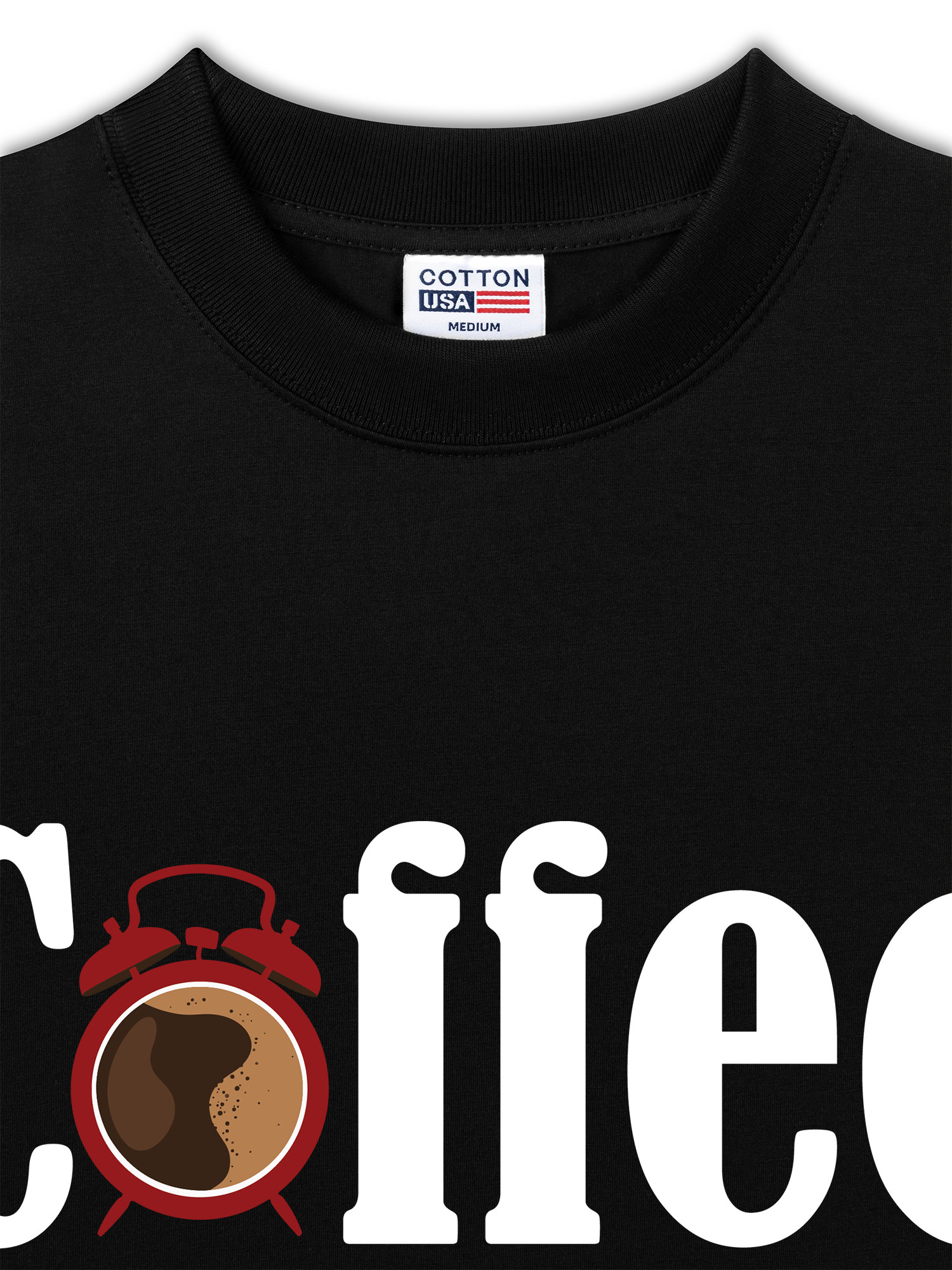 Áo Thun Relaxed Fit Daily Cup Coffe Is My Morning Alarm