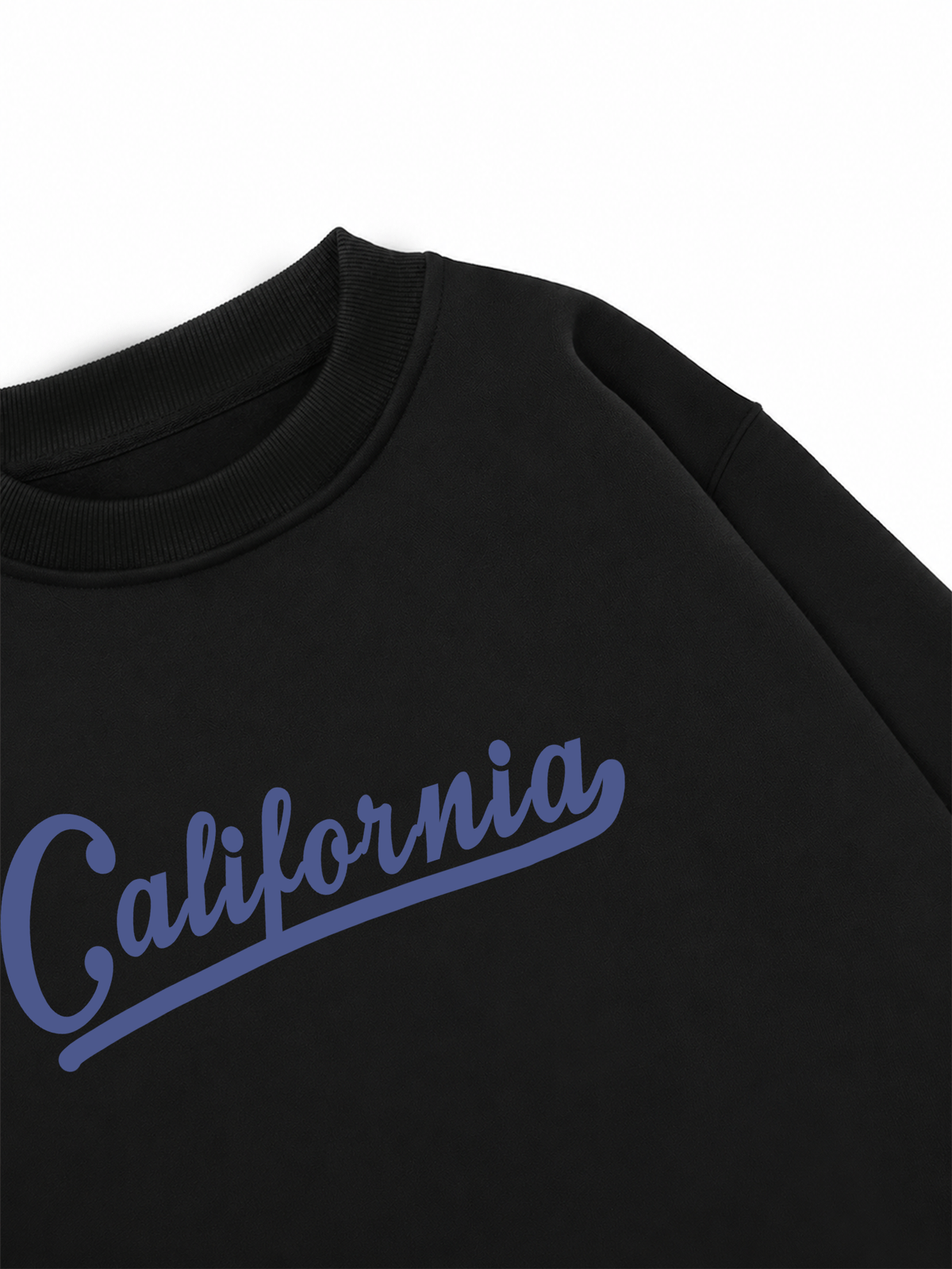 Áo Sweater Nỉ Hai Da USA Califorinia Blue