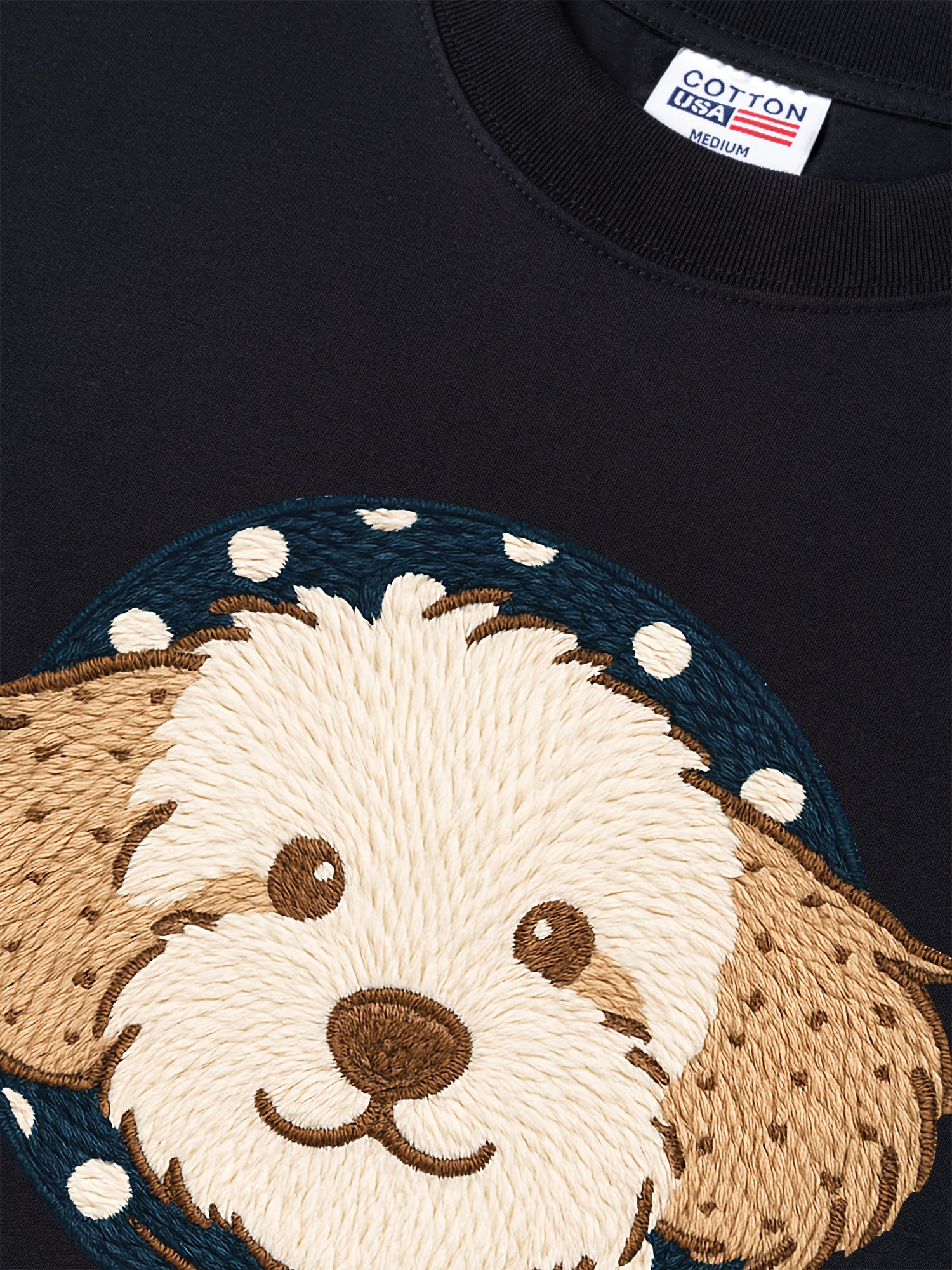 Áo Thun Relaxed Fit Winter Cute Puppy