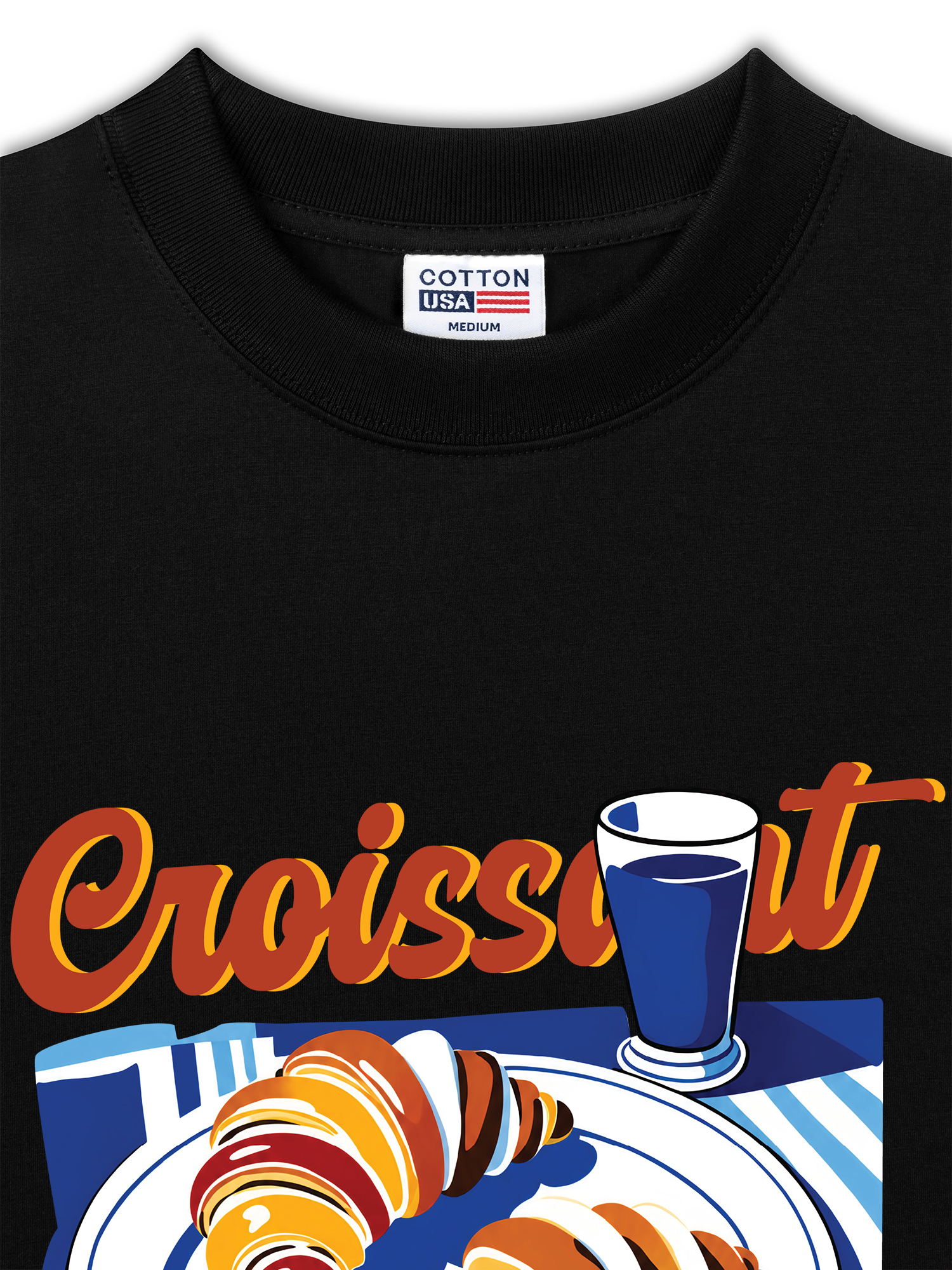 Áo Thun Relaxed Fit Croissant