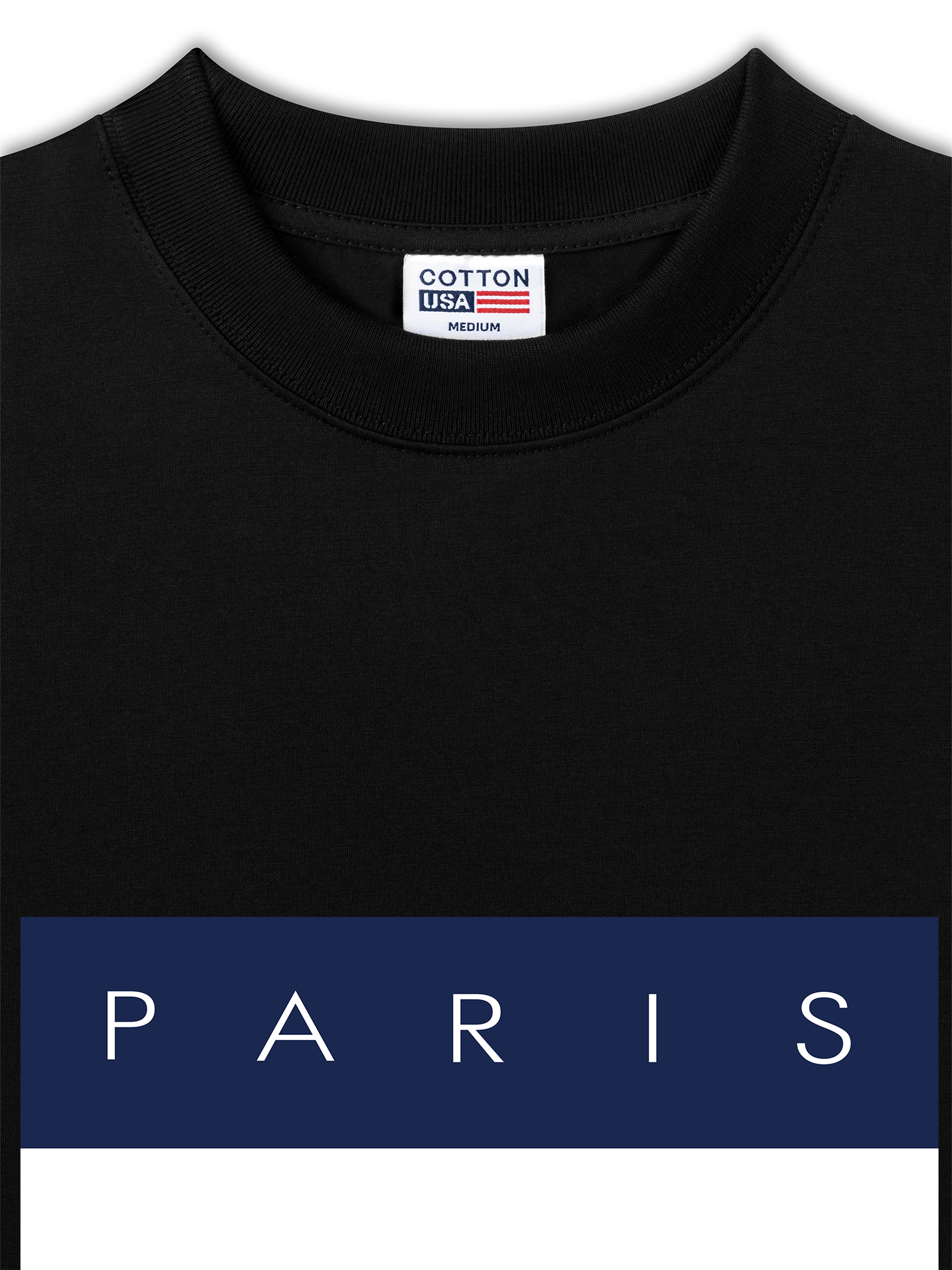 Áo Thun Relaxed Fit Paris France Flag