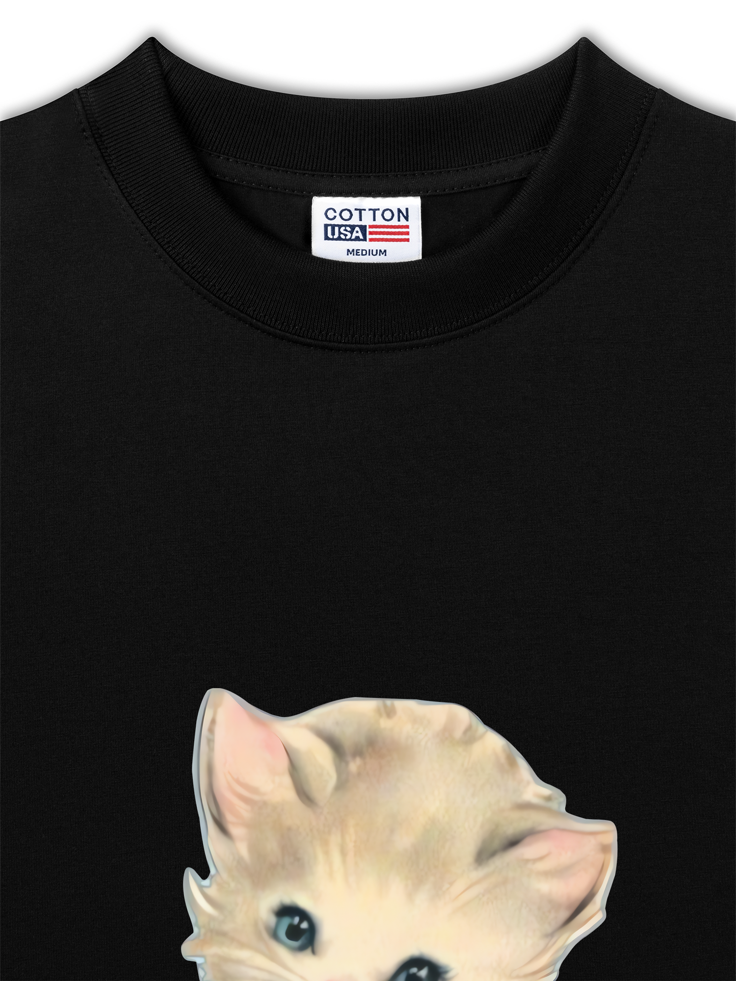 Áo Thun Relaxed Fit Soft Paw Blue Bow