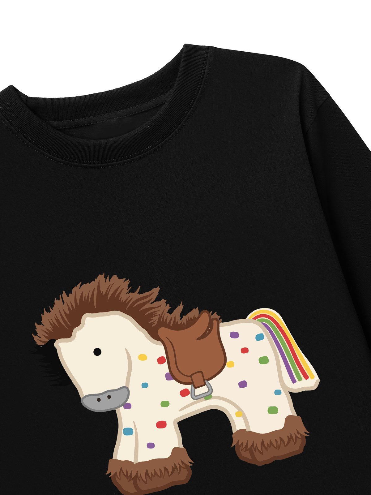 Áo Thun Dài Tay Dotty Mood Rainbow Tail Pony
