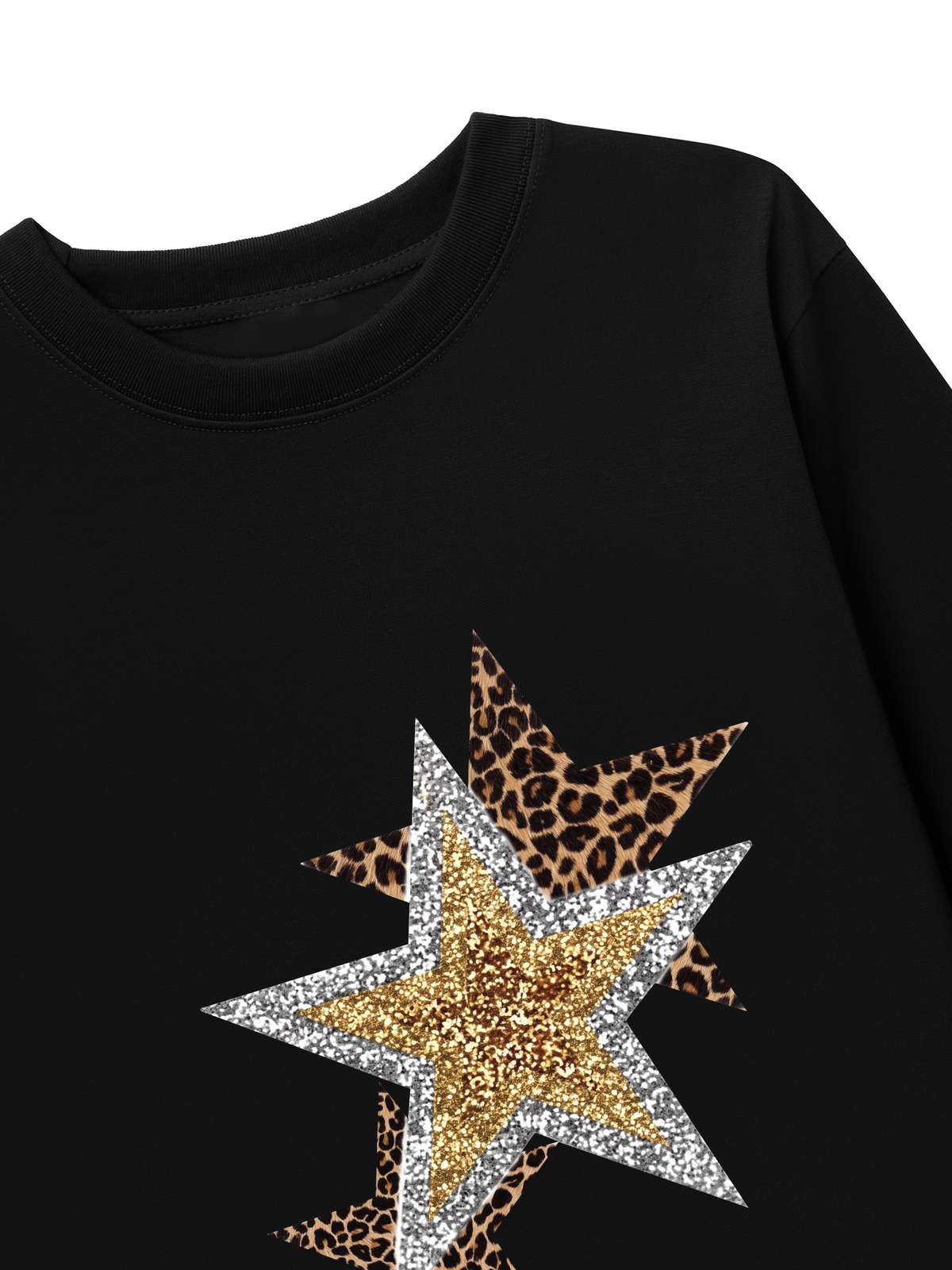 Áo Thun Dài Tay Urban Leopard Metallic Savage Stars