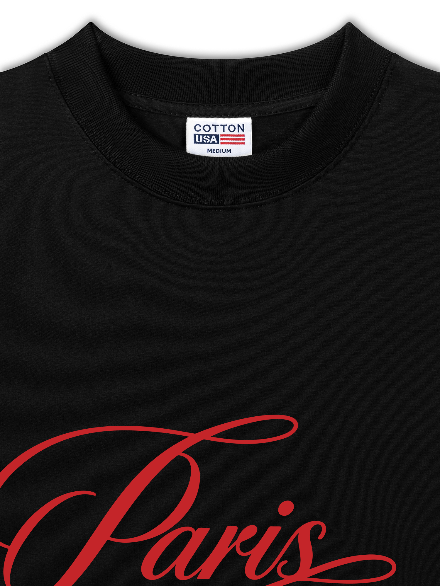 Áo Thun Relaxed Fit  Red Paris France