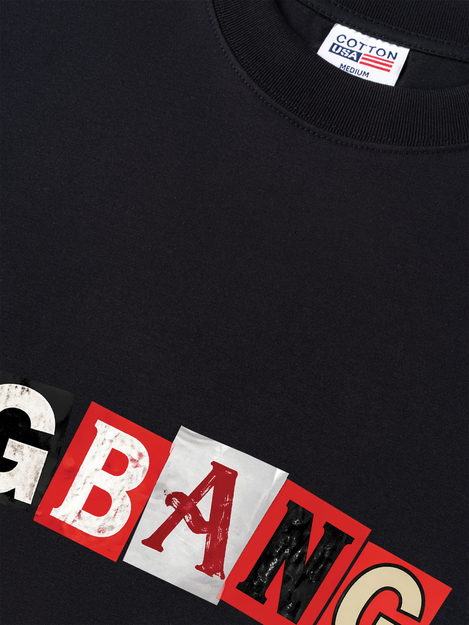 Áo Thun Relaxed Fit Idol Big Bang Futuristic Chrome Graphic Tee