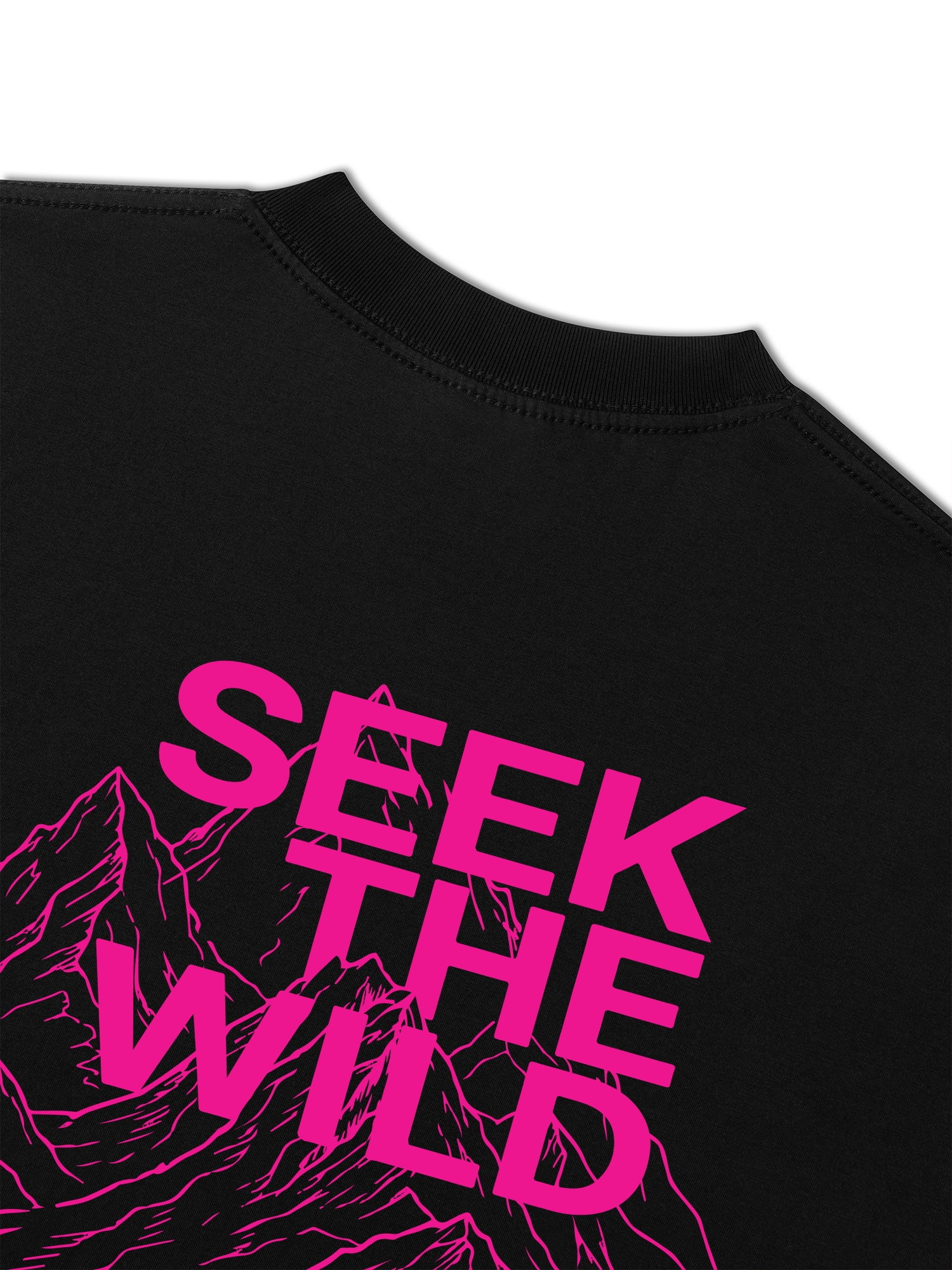Áo Thun Relaxed Fit Adventure Pink Seek The Wild 9