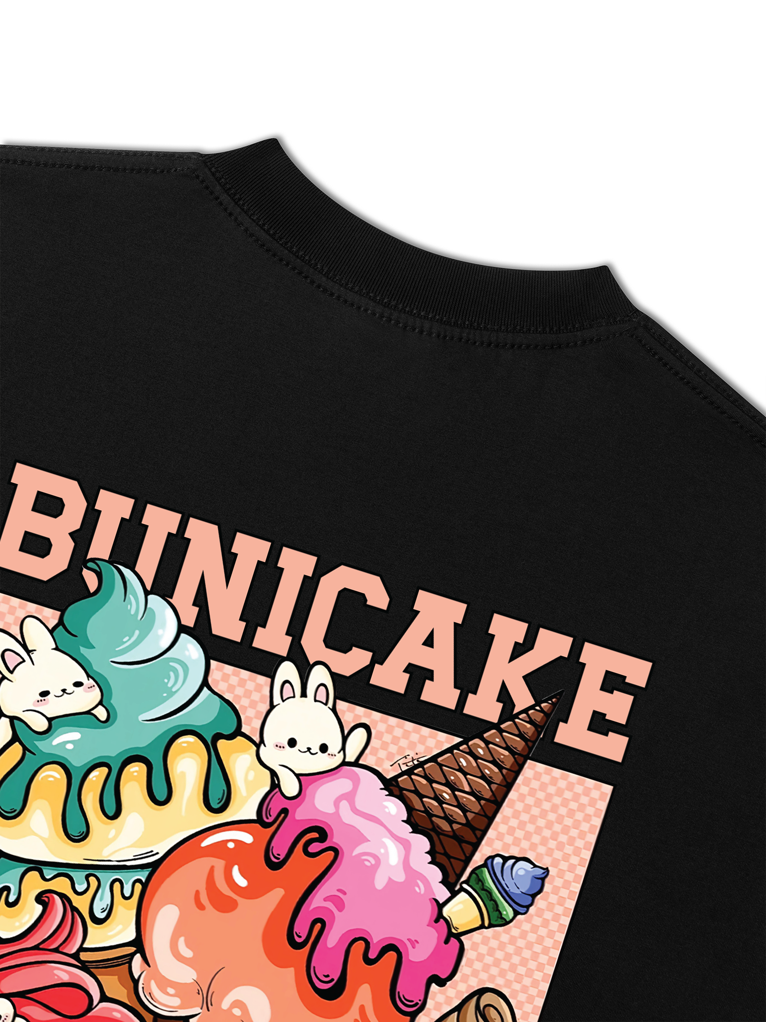 Áo Thun Relaxed Fit Yummy Mood Bunicake