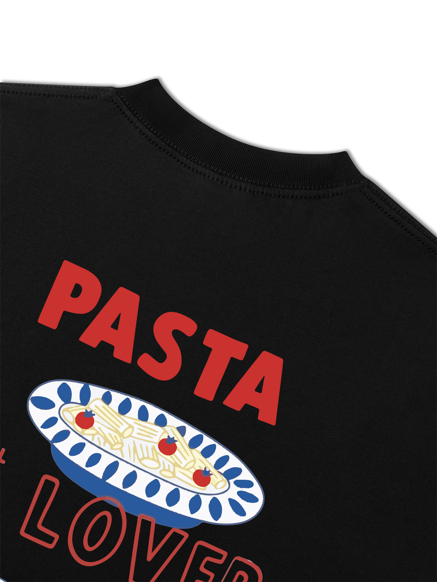 Áo Thun Relaxed Fit Yummy Mood Pasta Lover
