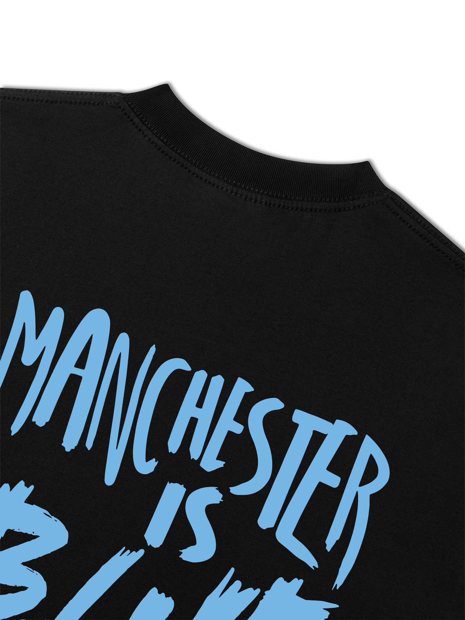 Áo Thun Relaxed Fit Soccer Manchester is Blue