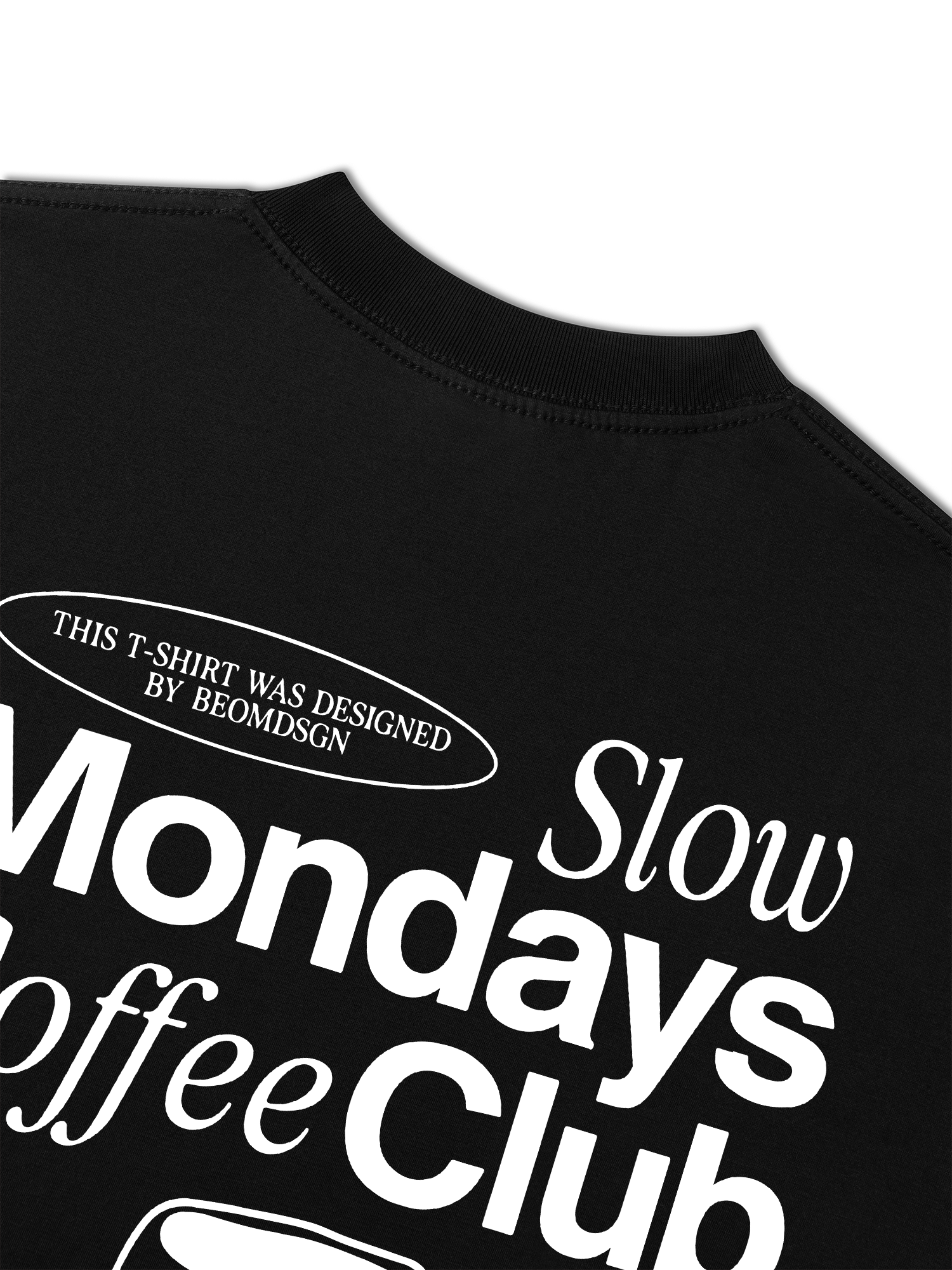 Áo Thun Relaxed Fit Slow Monday Coffee Club