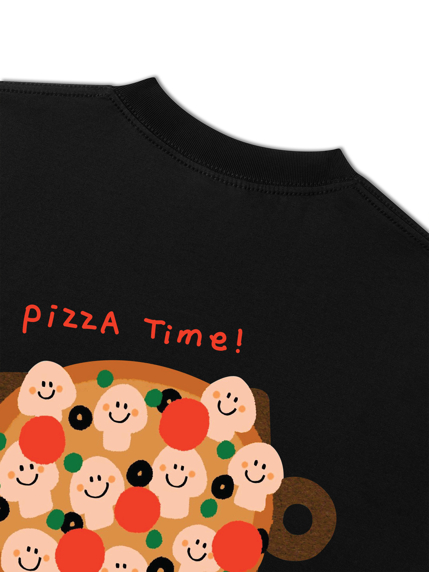 Áo Thun Relaxed Fit Yummy Mood Pizzatime