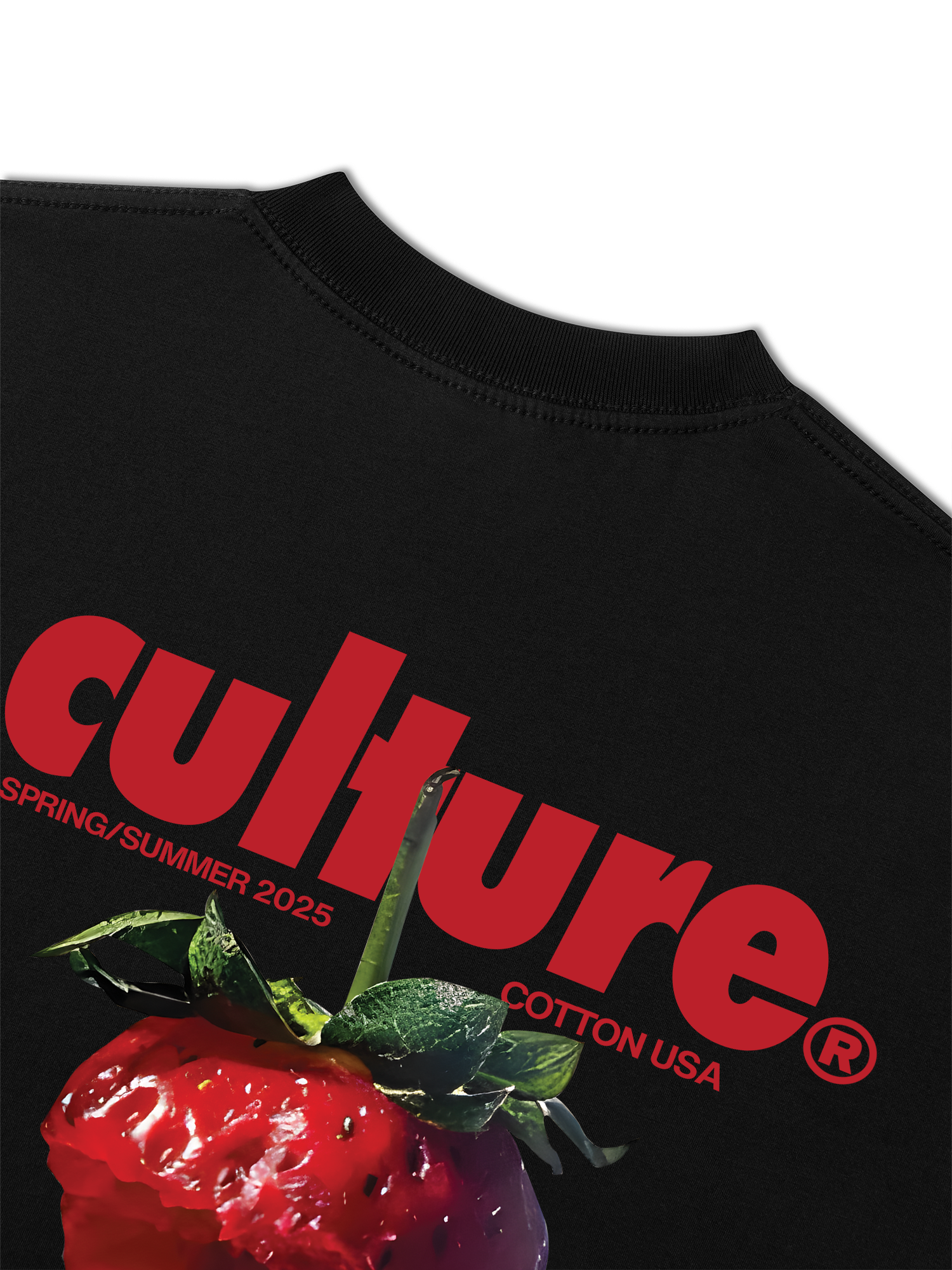 Áo Thun Relaxed Fit Tropical Culture Strawberry