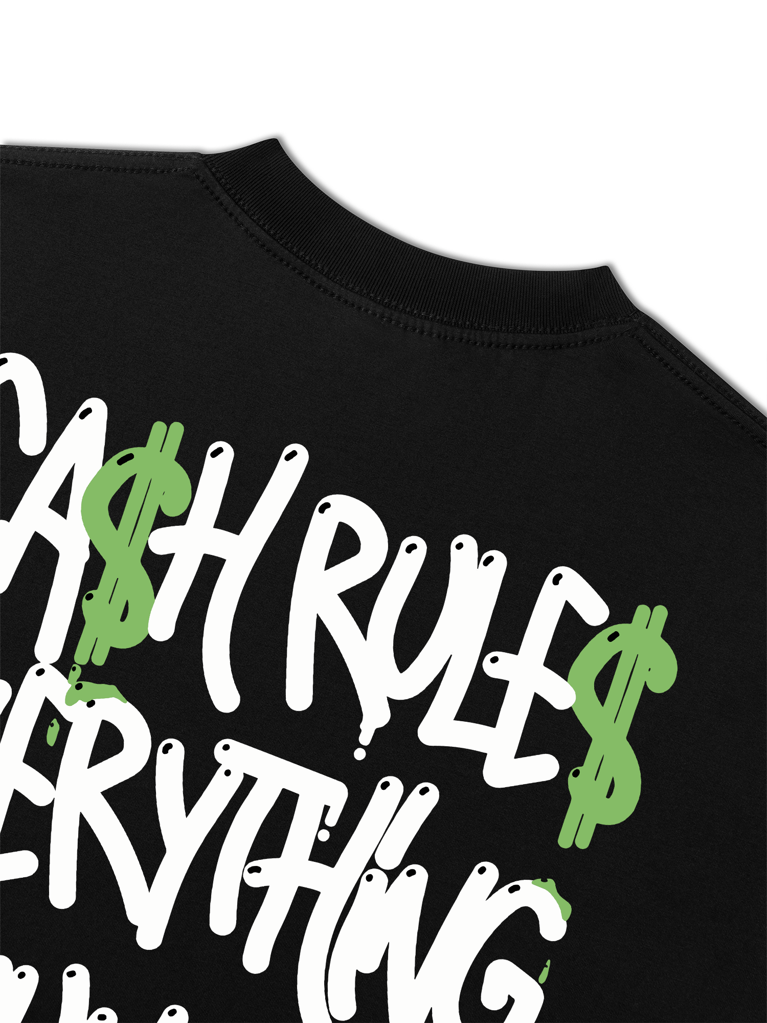 Áo Thun Relaxed Fit Money Cash Rules Everything