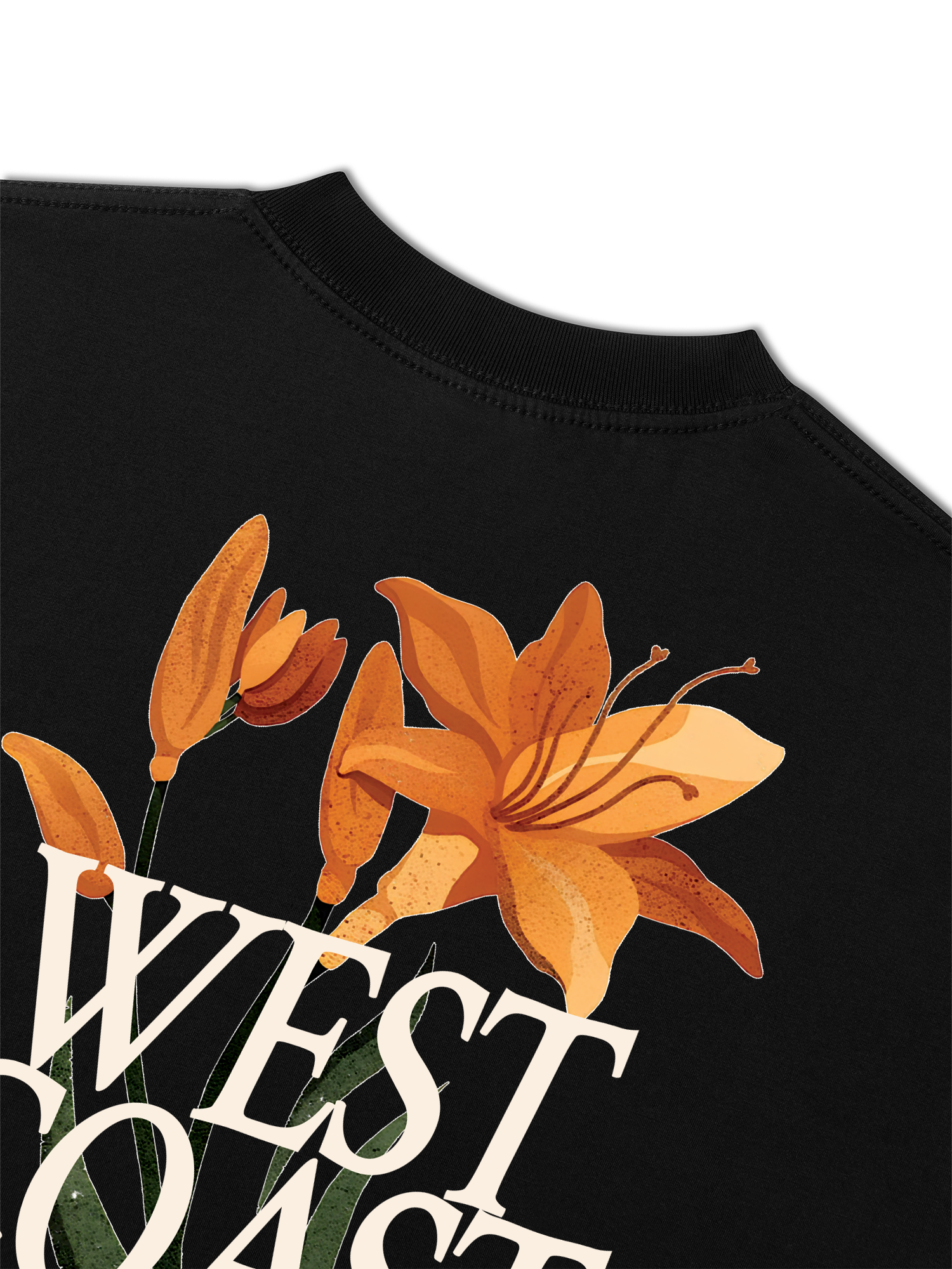 Áo Thun Relaxed Fit Floral West Coast Indigo